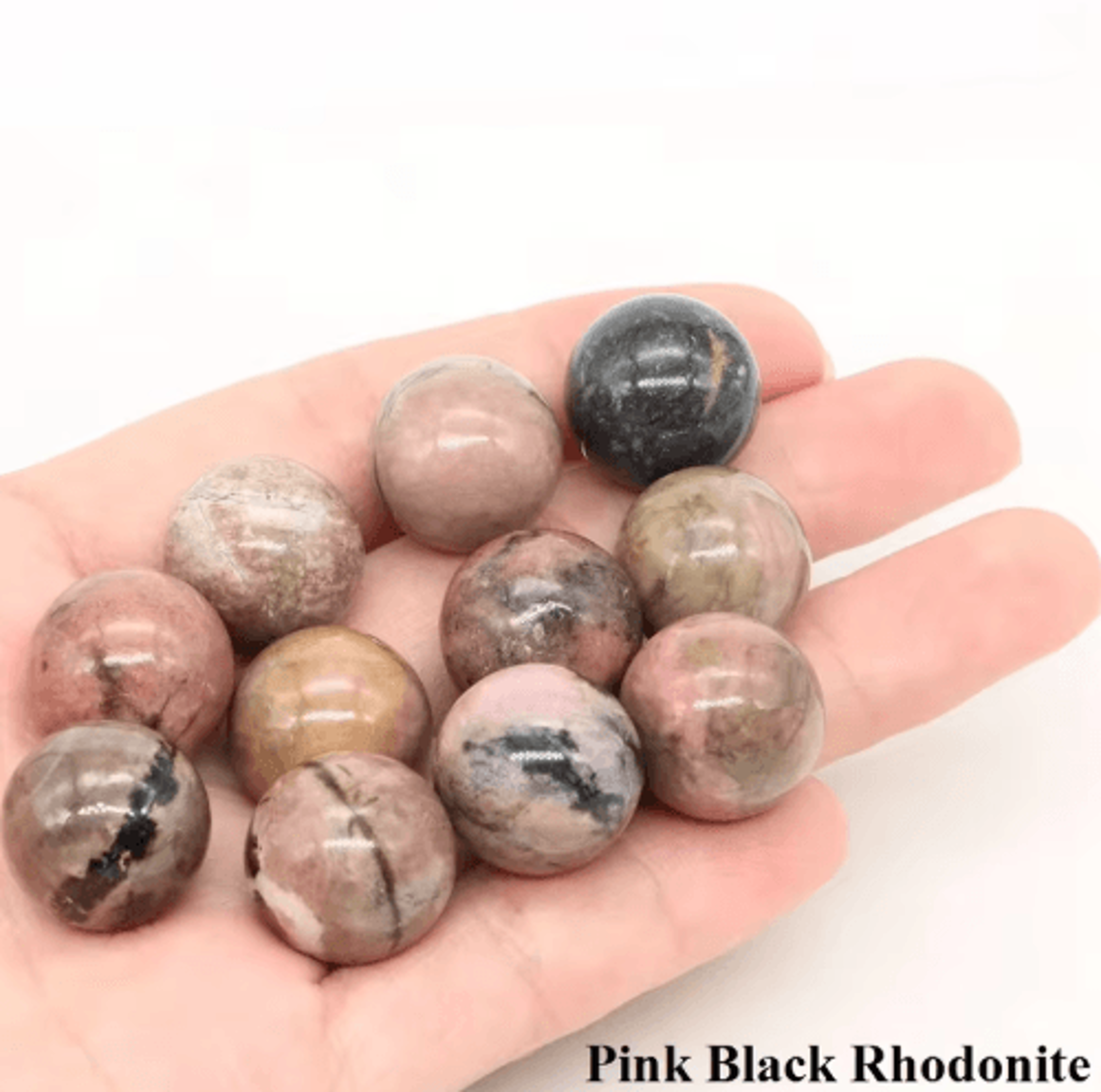 Natural Crystal Sphere Set  Amethyst  Rose Quartz Healing Gemstone Balls For Home Decor 7