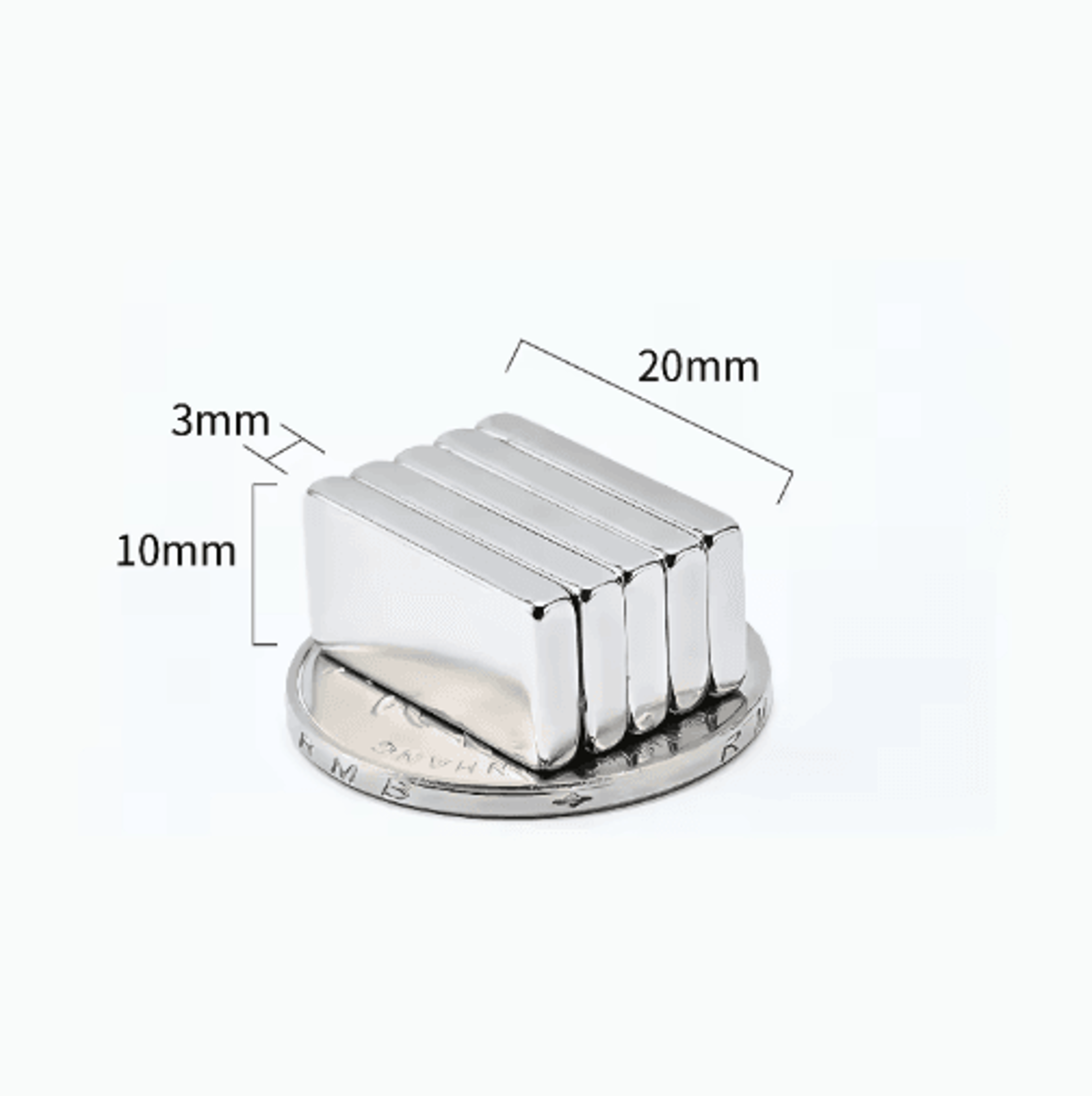 10PCS N52 Strong Square Neodymium Magnets Heavy Duty Compact Magnetic Set 8