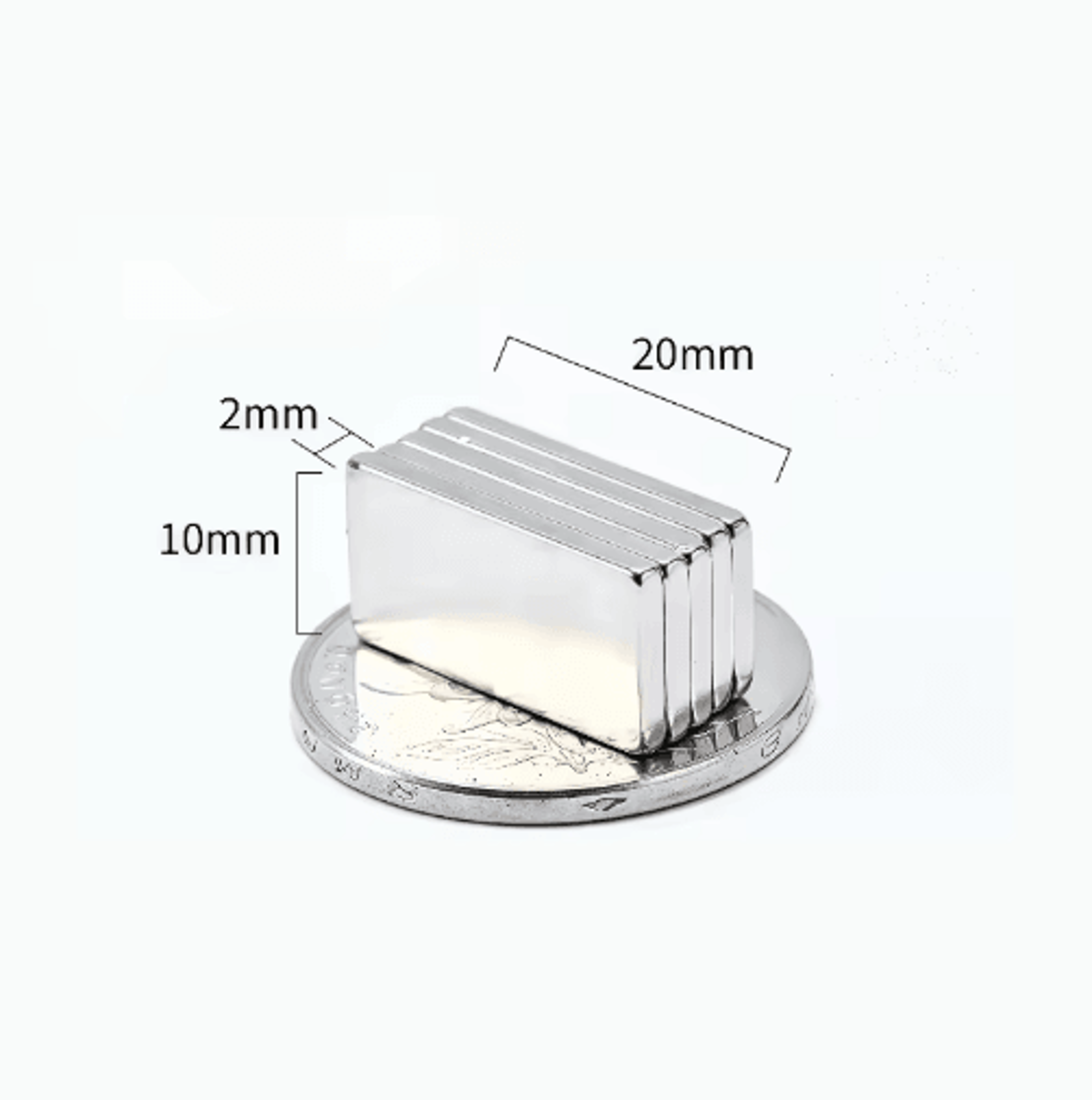 10PCS N52 Strong Square Neodymium Magnets Heavy Duty Compact Magnetic Set 9