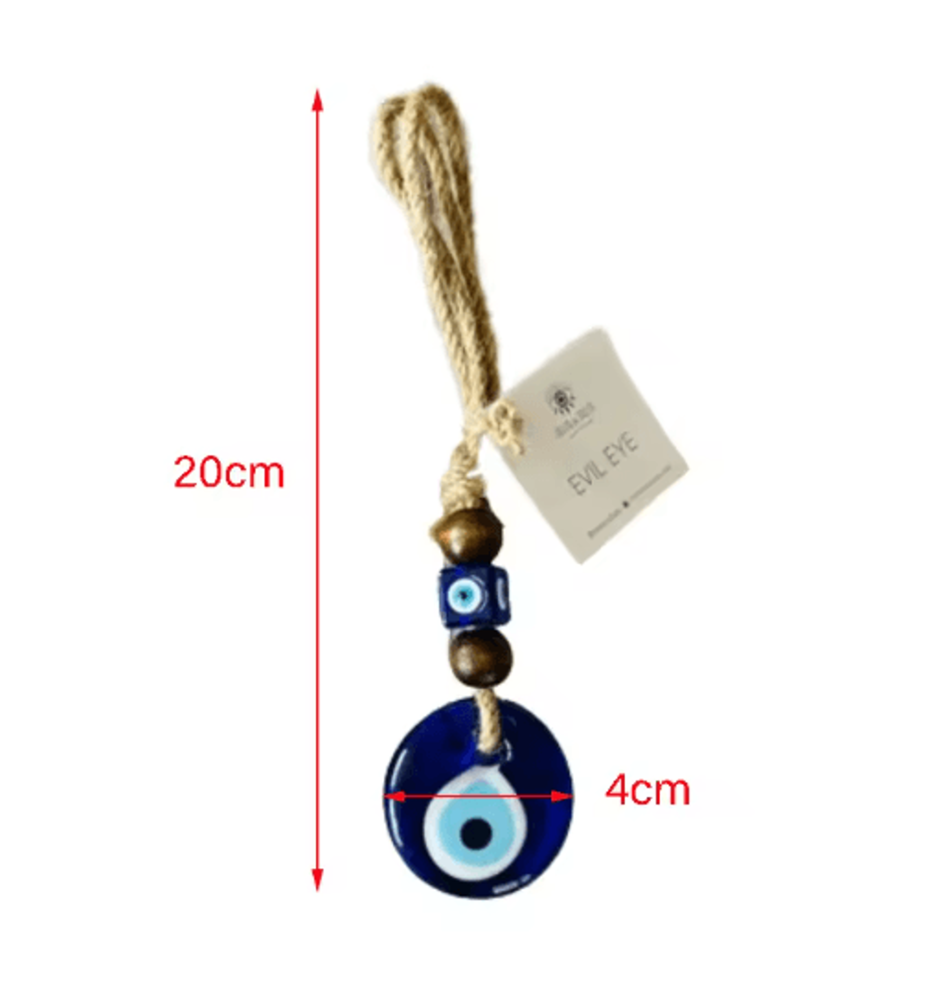 Evil Eye Nazar Macrame Wall Hanging Protective Lucky Charm Decor 26