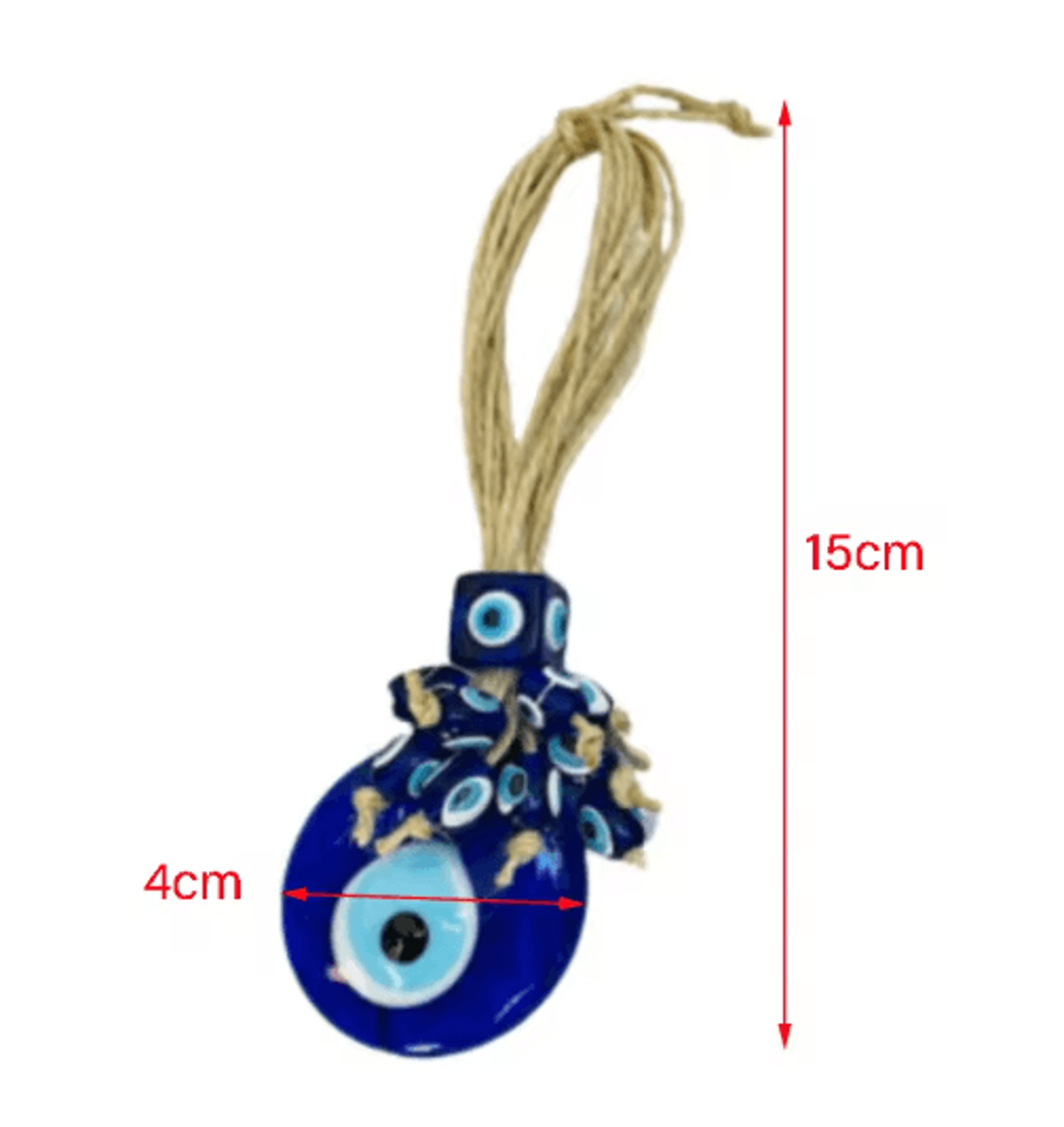 Handmade Turkish Evil Eye Pendant Lucky Glass Bead Wall  Car Hanging Decor 20
