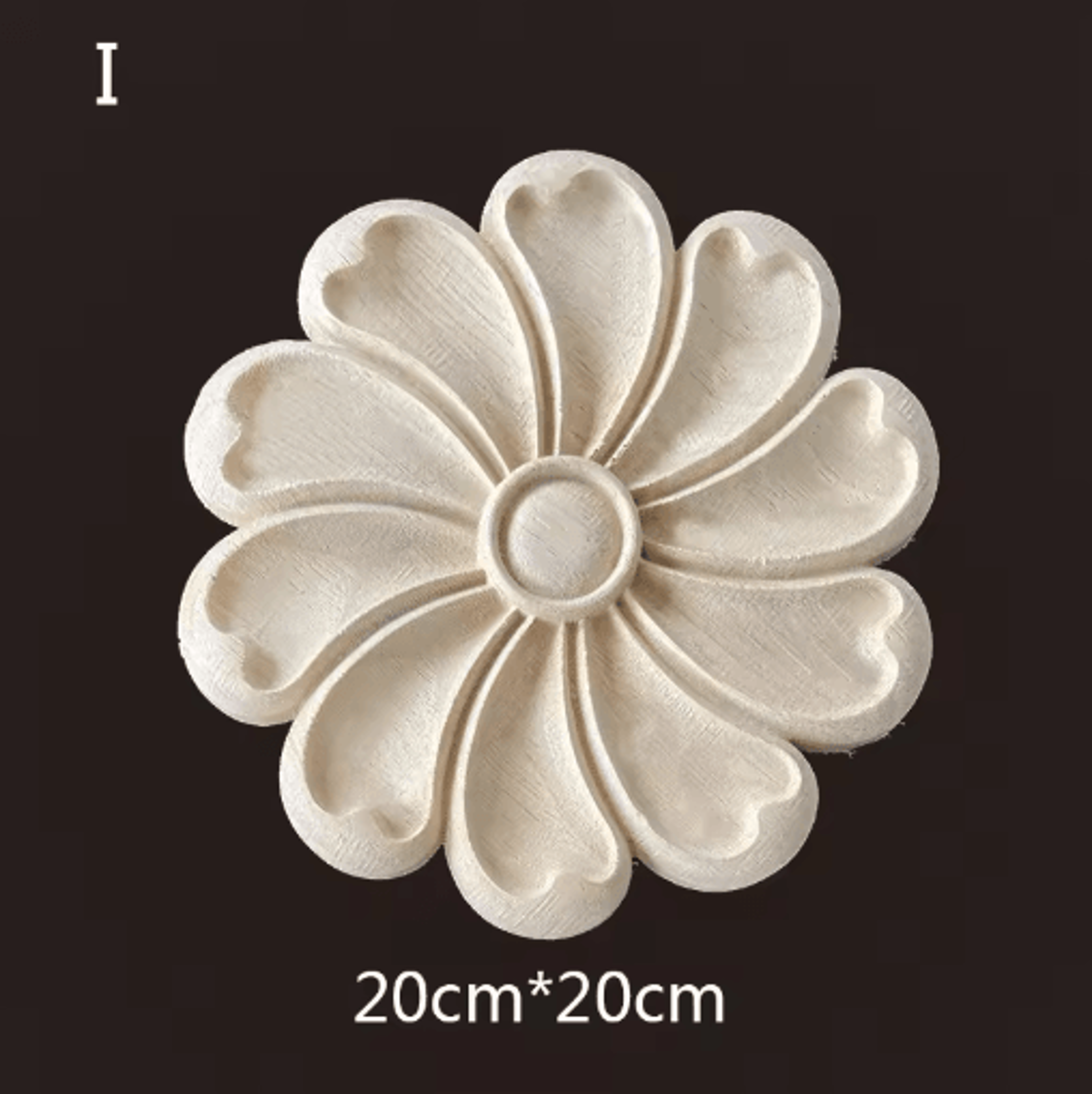 Hand Carved Wooden Applique Onlays Decorative Wood Furniture Applique For Doors  Home Decor 11