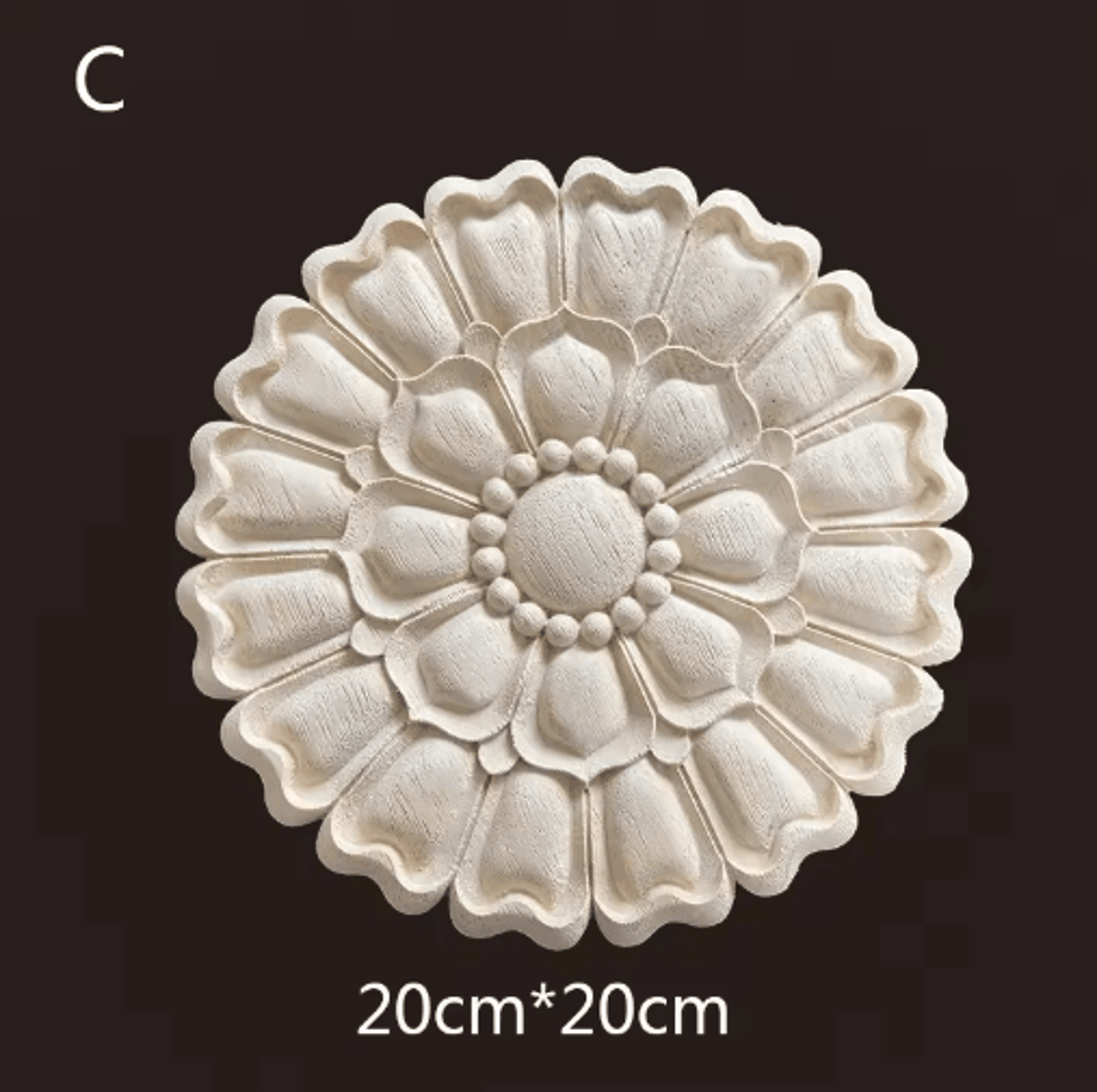 Hand Carved Wooden Applique Onlays Decorative Wood Furniture Applique For Doors  Home Decor 22