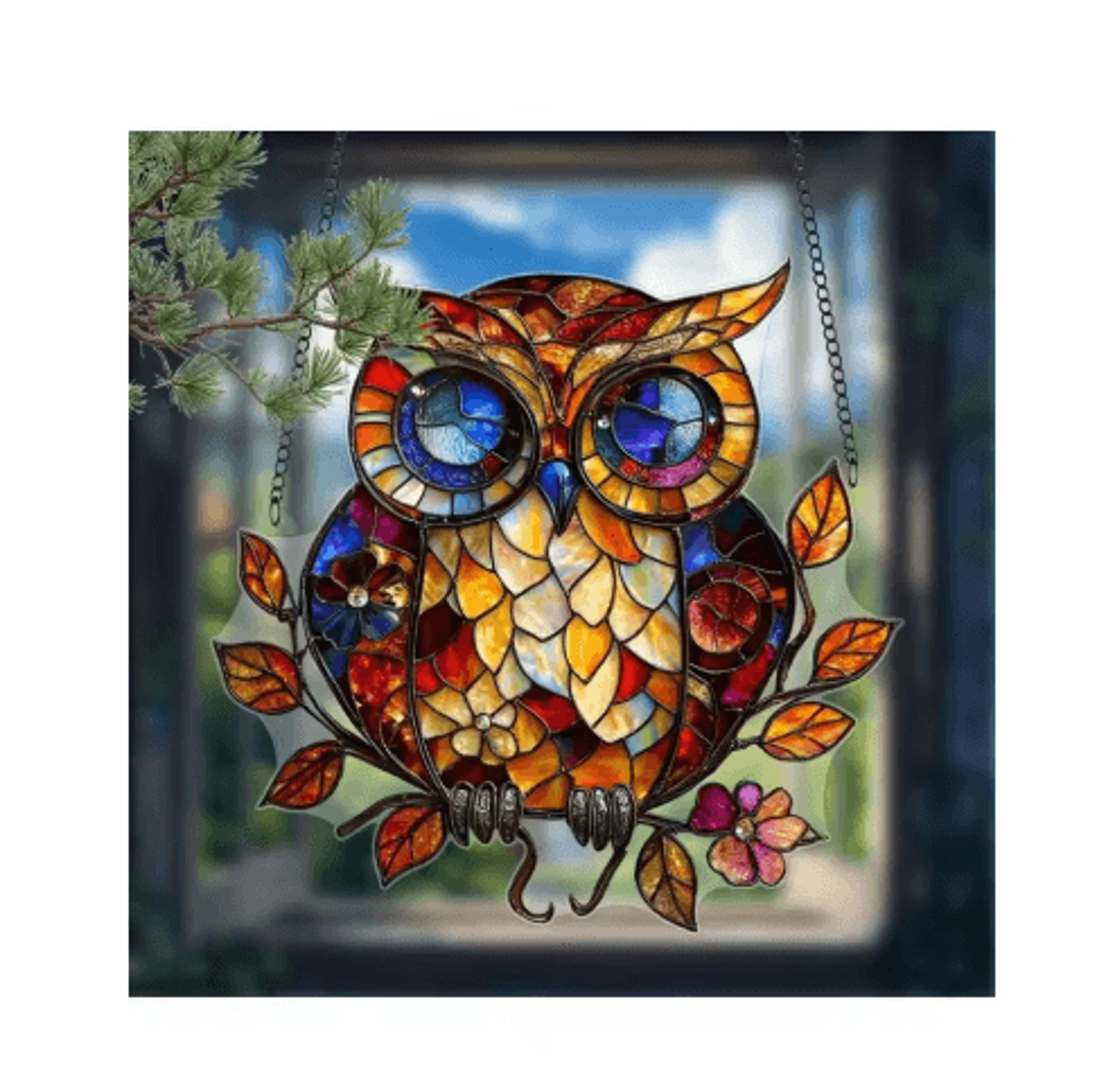Colorful Owl Pendant Light  Charming Owl Pendant Lighting For Home Decor 3