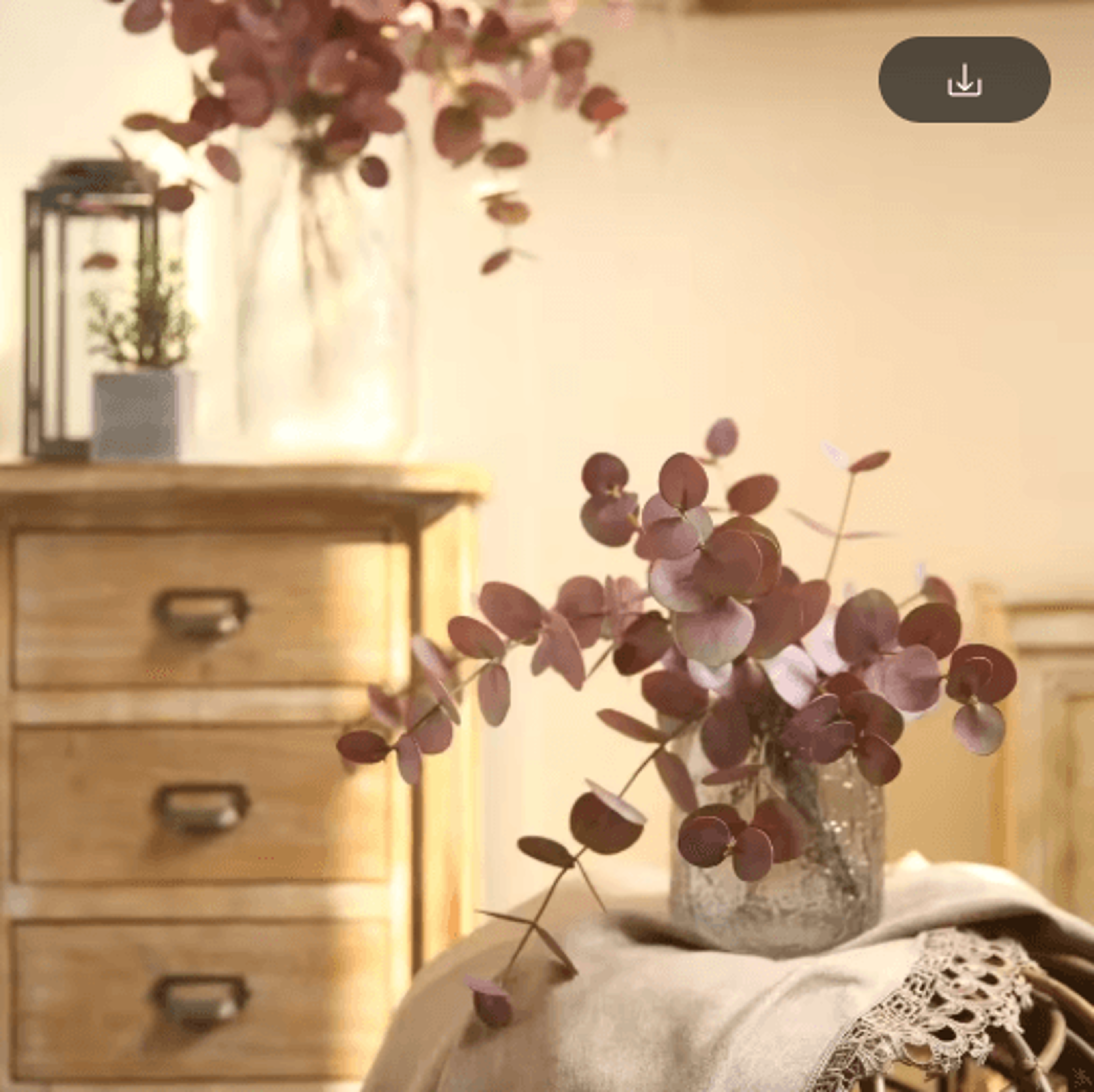 10Pack Real Touch Eucalyptus Leaves  Lifelike Artificial Eucalyptus Leaves For Wedding  Home Decor 3