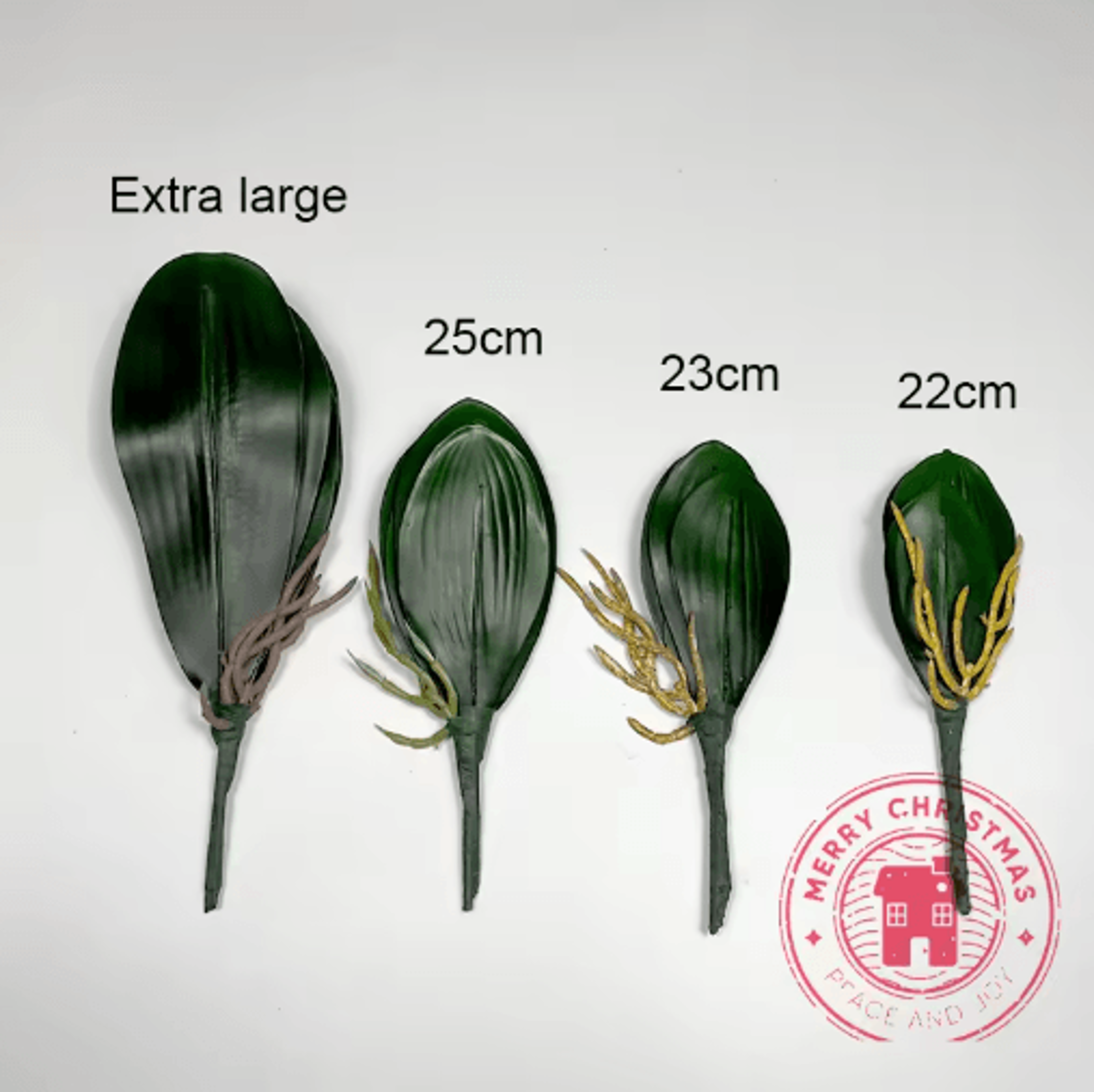 Realistic Phalaenopsis Orchid Leaves  Lifelike Artificial Orchid Leaves For Floral Arrangements 5