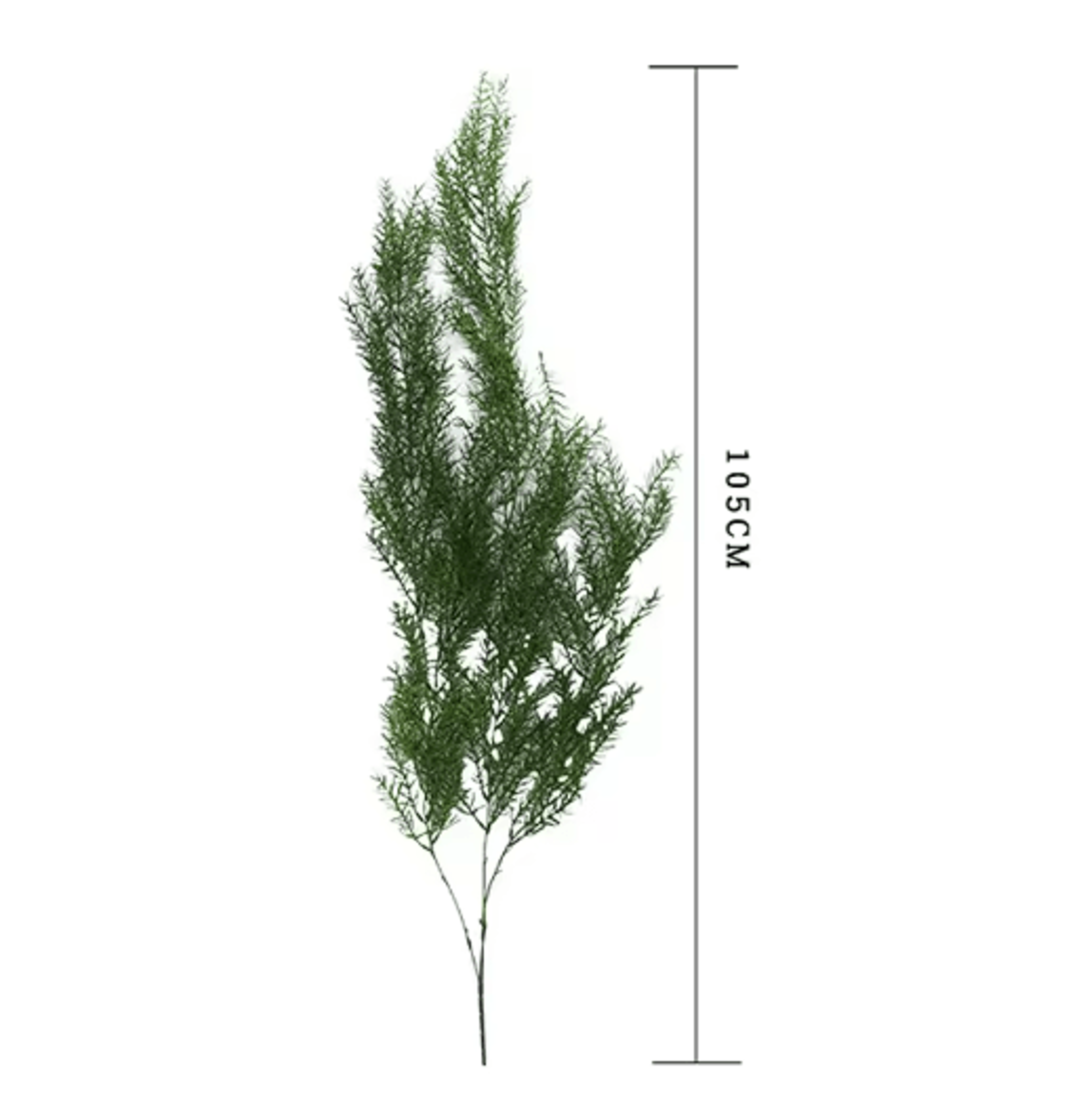 105cm Artificial Pine Needle Wall Hanging Lush Simulated Plant Decor 5