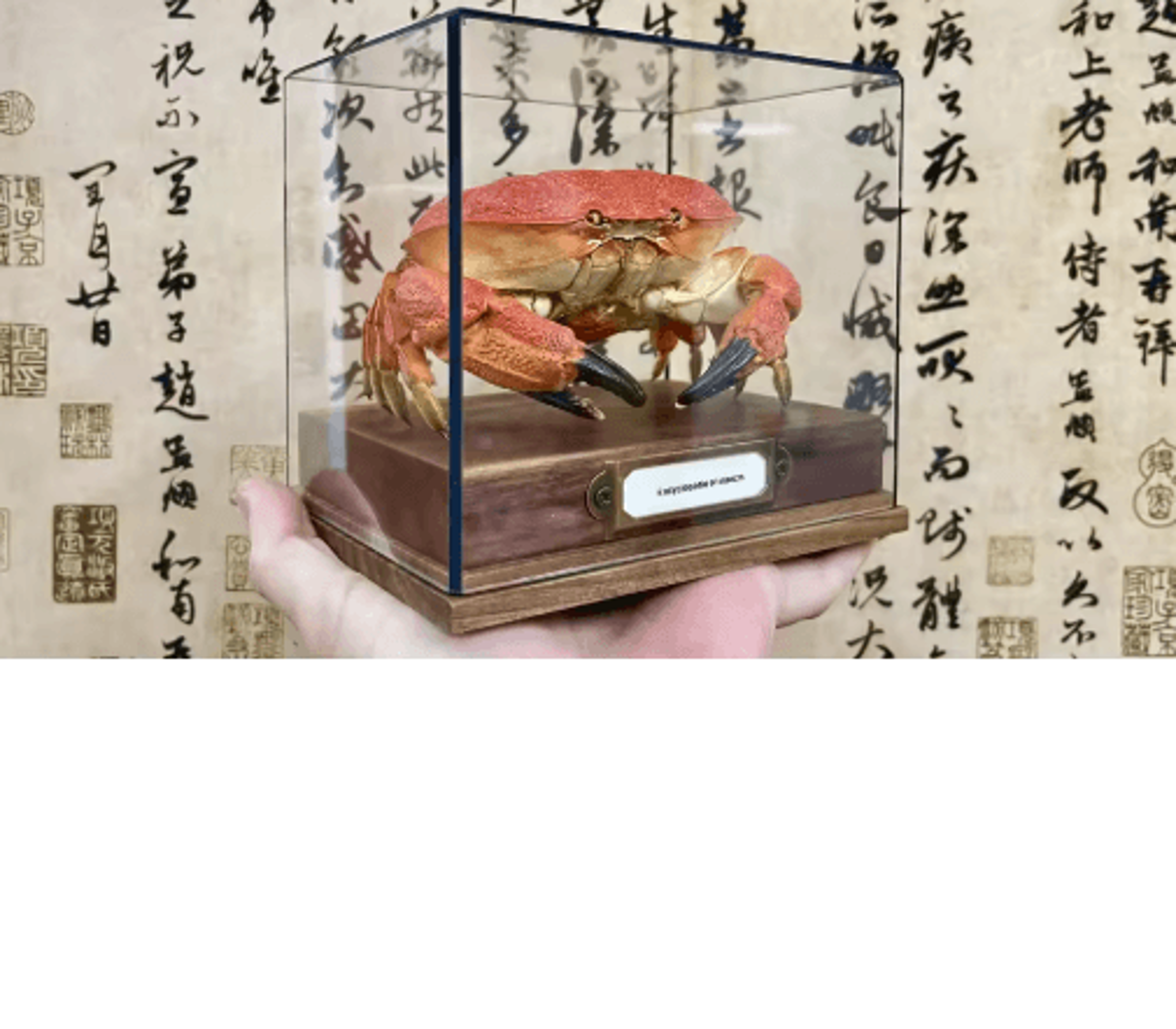 Real Crab Specimen Display  Handcrafted Natural Collector Decor With Custom Options 13