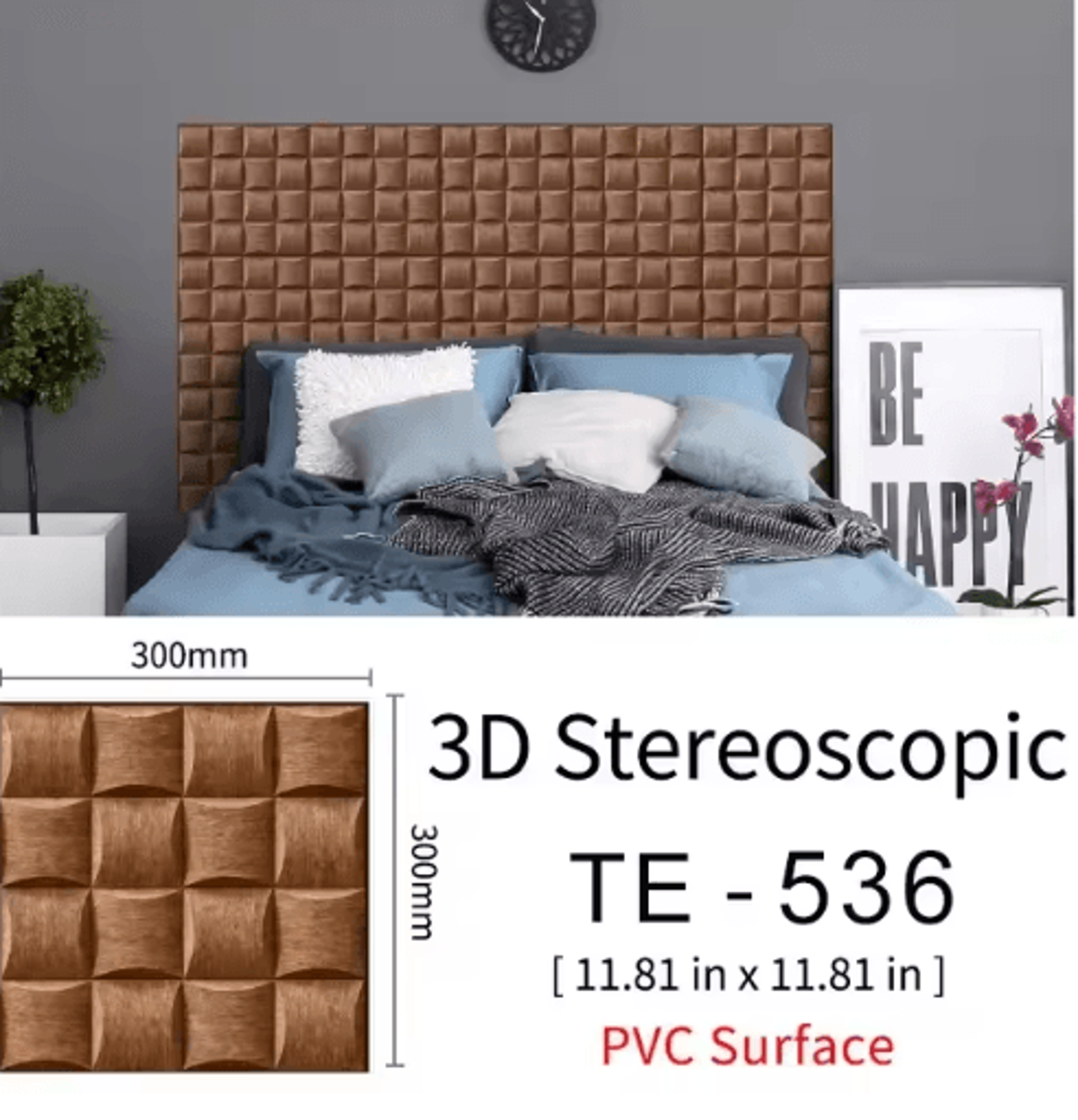 3D Brick Wall Stickers Set  Waterproof Peel  Stick Wallpaper For Home Decor 15PCS 6