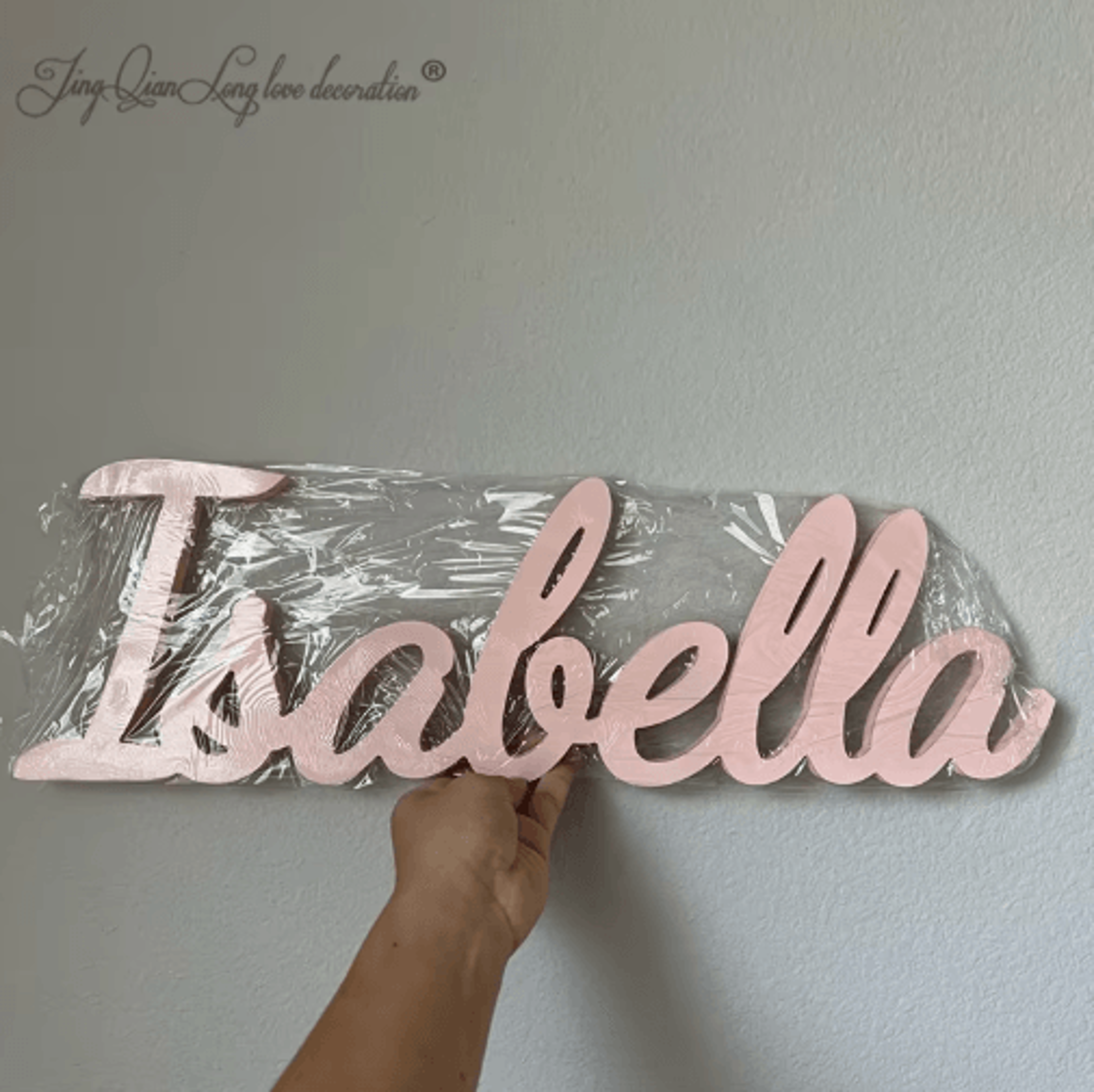 Custom Wooden Name Sign With Base Personalized Freestanding Word Decor For Home 3