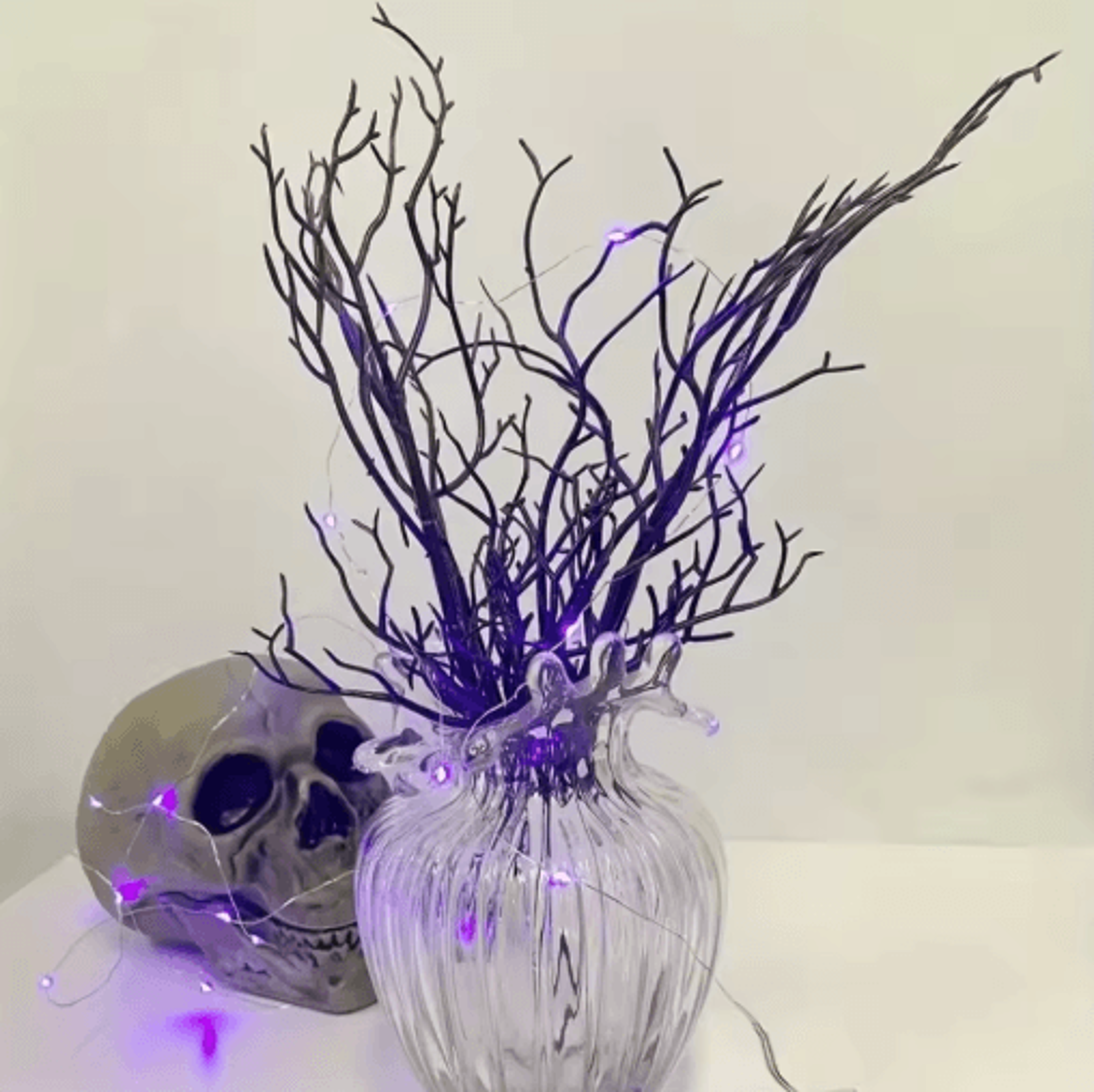 ShadowTwig Halloween Black Branch Set  Spooky Artificial Dead Branch Decor 2