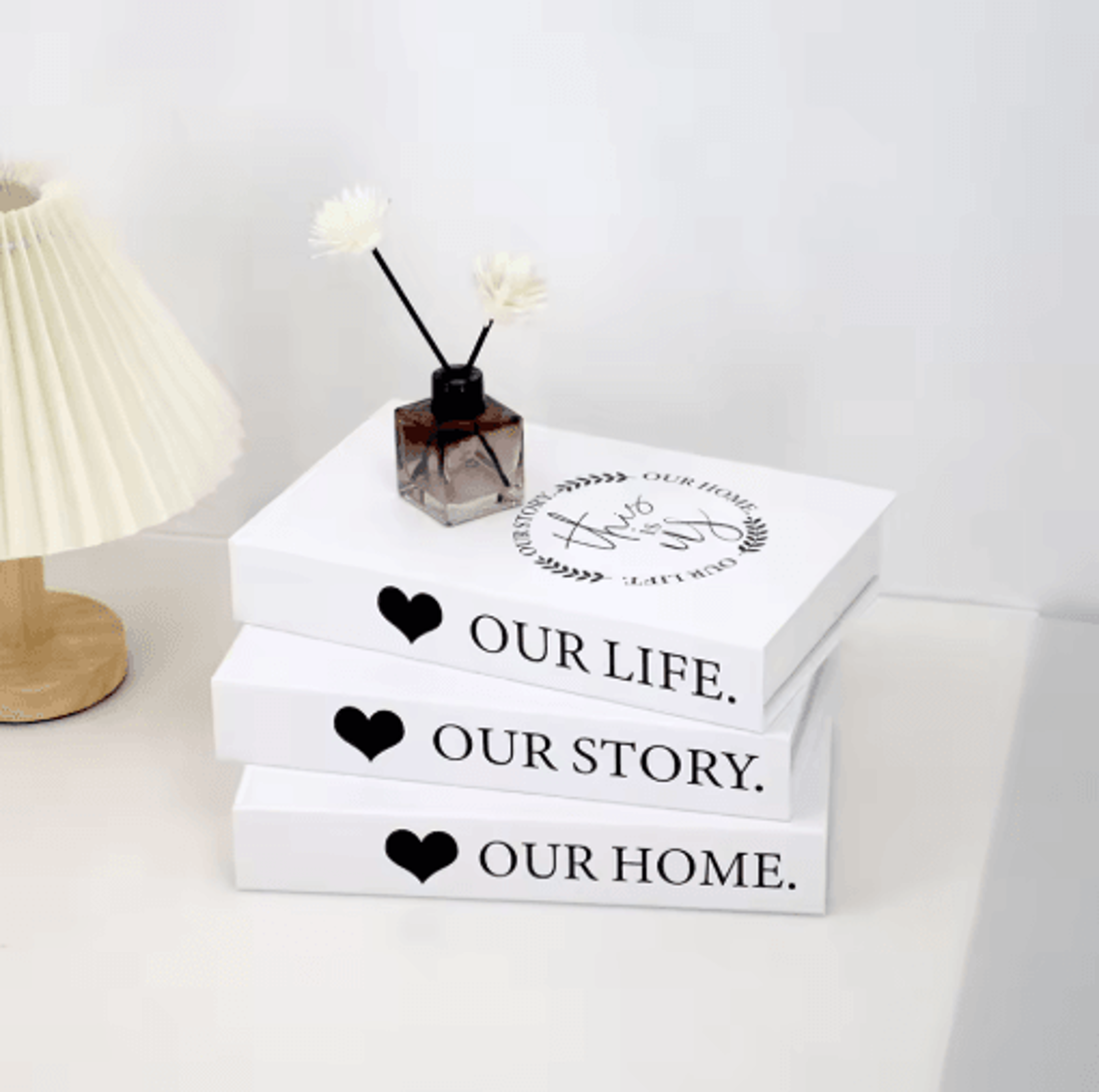 Modern Decorative Book Set 3pcs Fake Books Decor For Stylish Home  Coffee Table Display 11