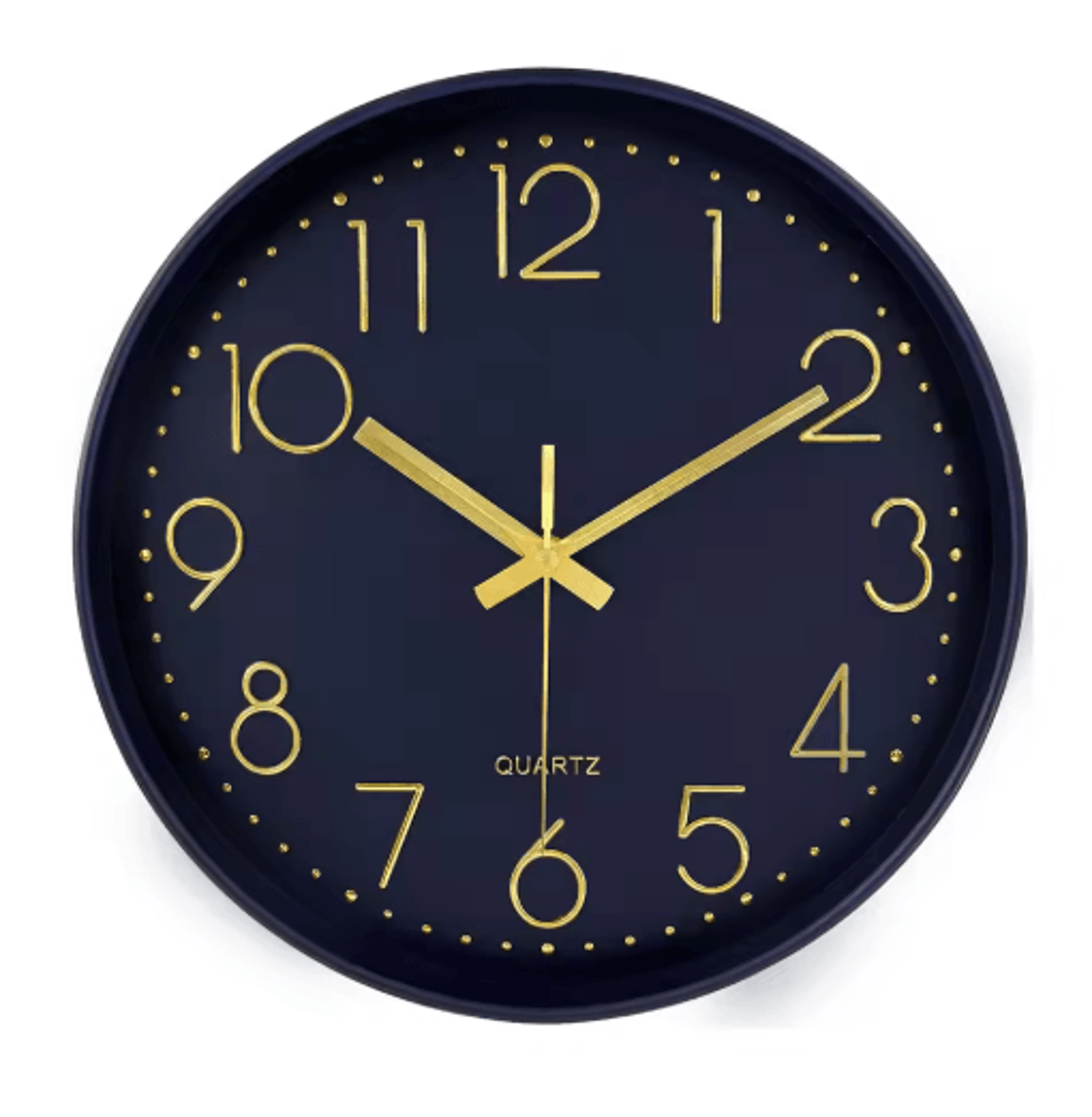 Minimalist 3D Quartz Wall Clock Silent Modern Digital Style For Living Room  Office 1