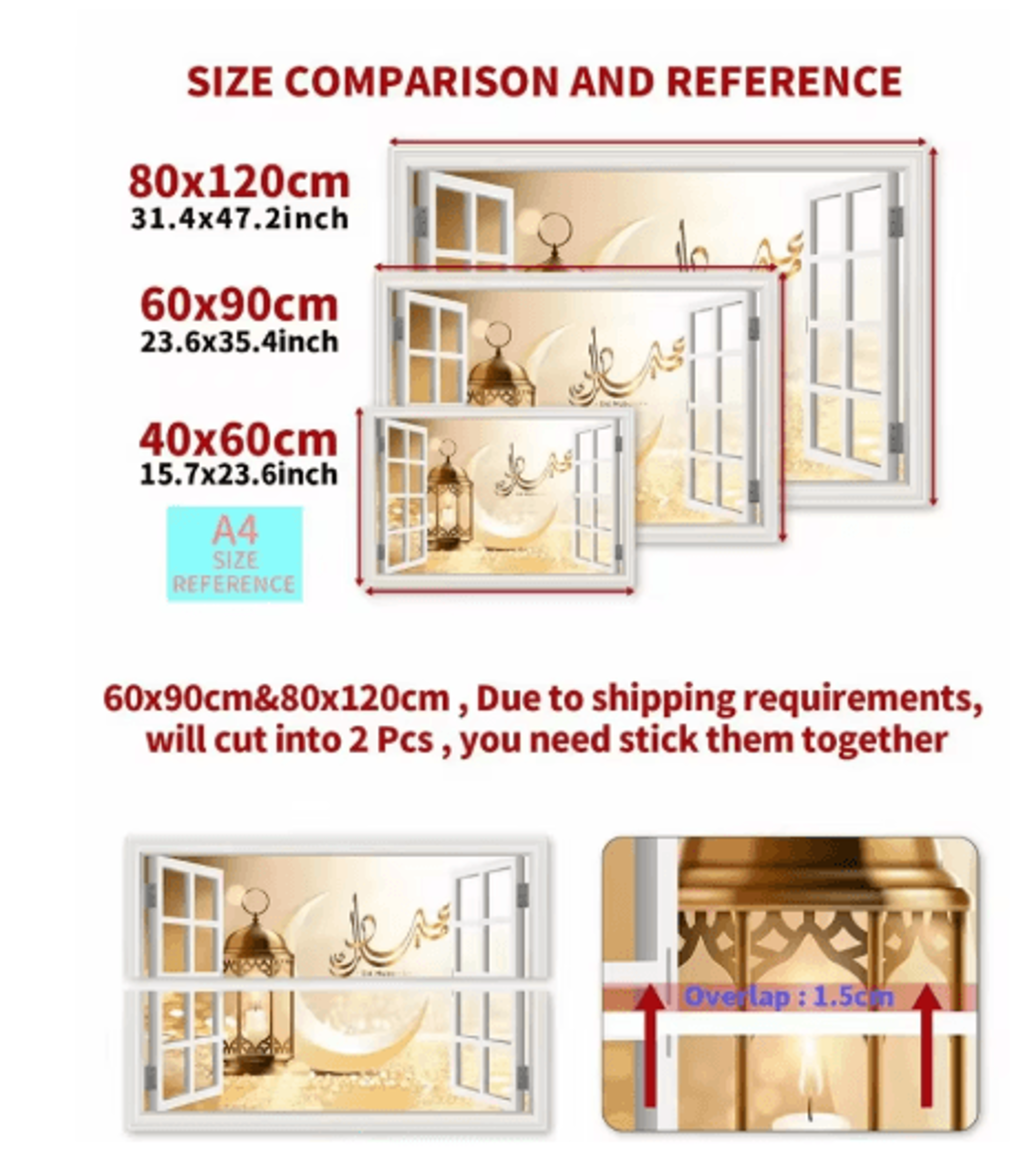 3D Beach Window Wall Sticker Ocean View SelfAdhesive Wall Mural Decor 12