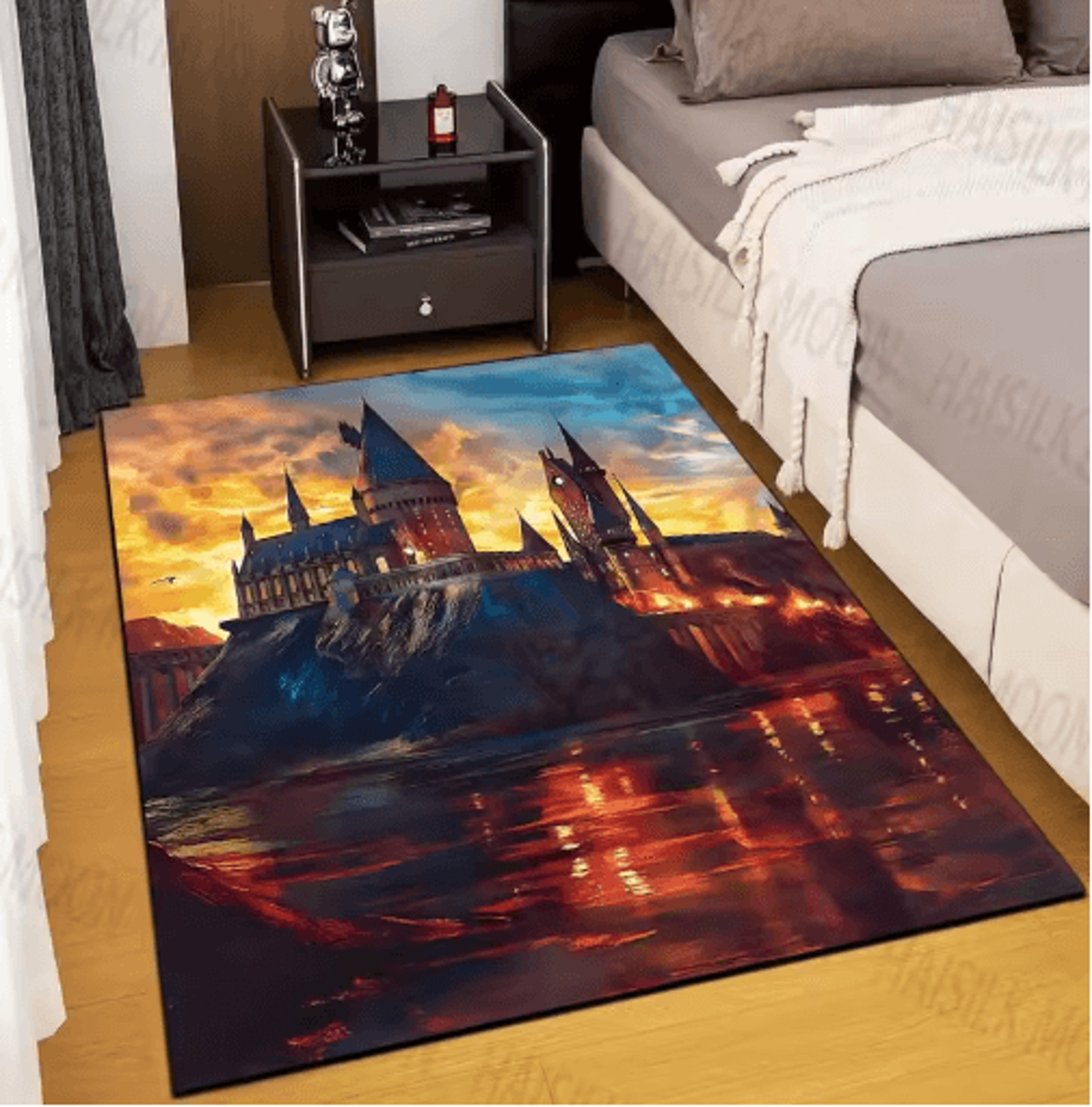 Magic Castle Kids Rug Fantasy School Carpet For Bedroom  Playroom Decor 8