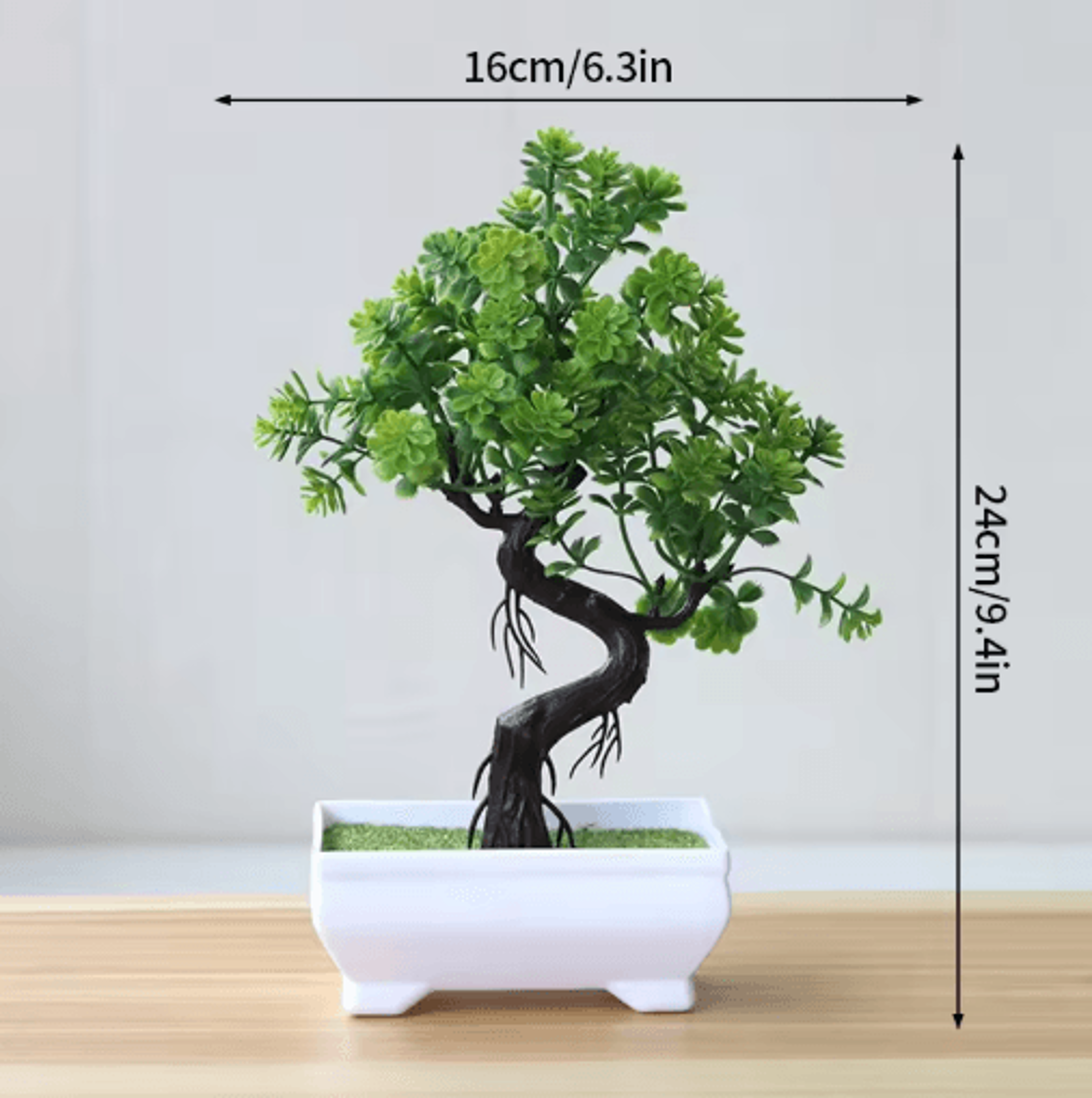 Artificial Bonsai Plant Mini Potted Tree For Desk  Home Decor 5