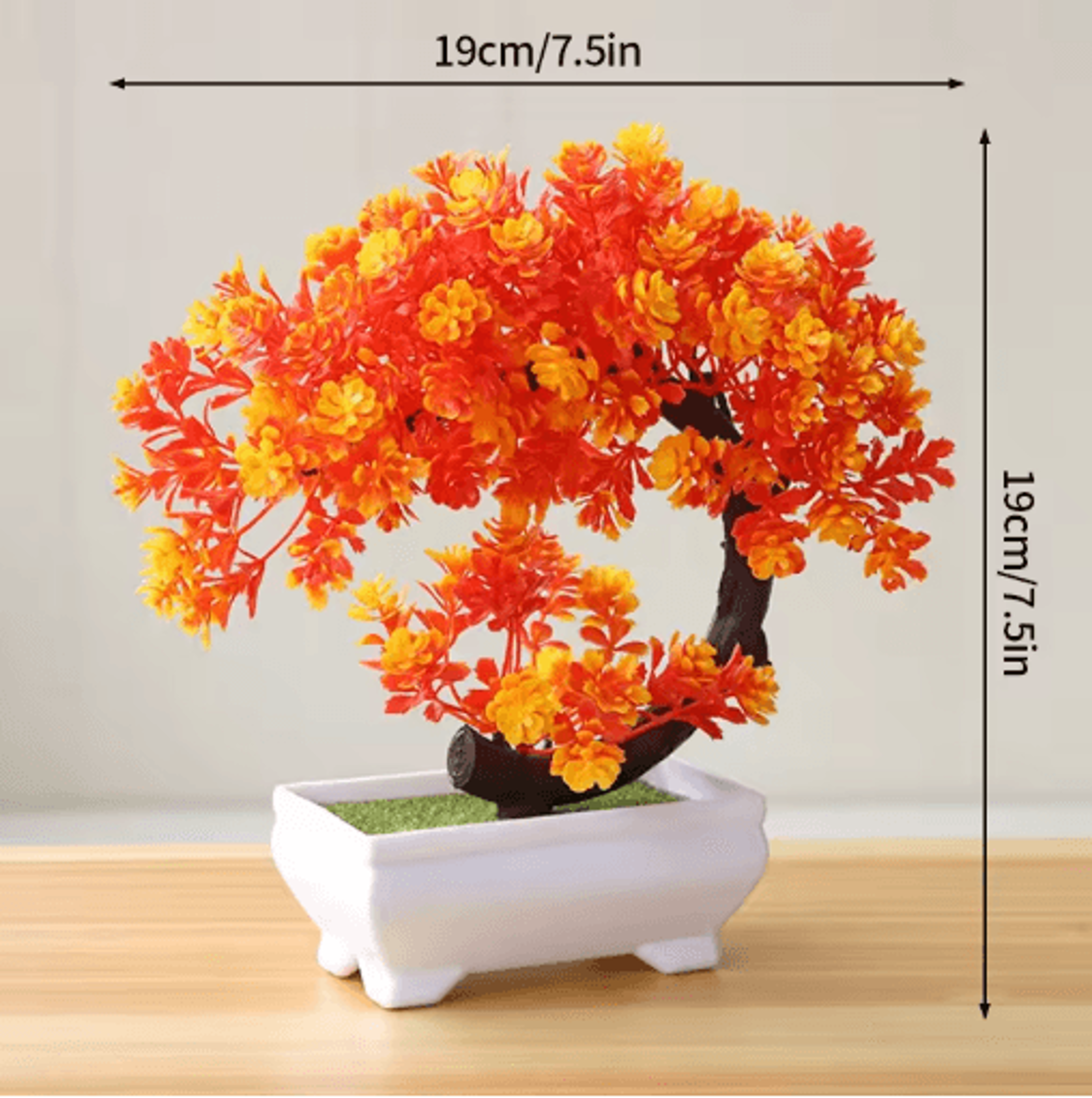 Artificial Bonsai Plant Mini Potted Tree For Desk  Home Decor 7