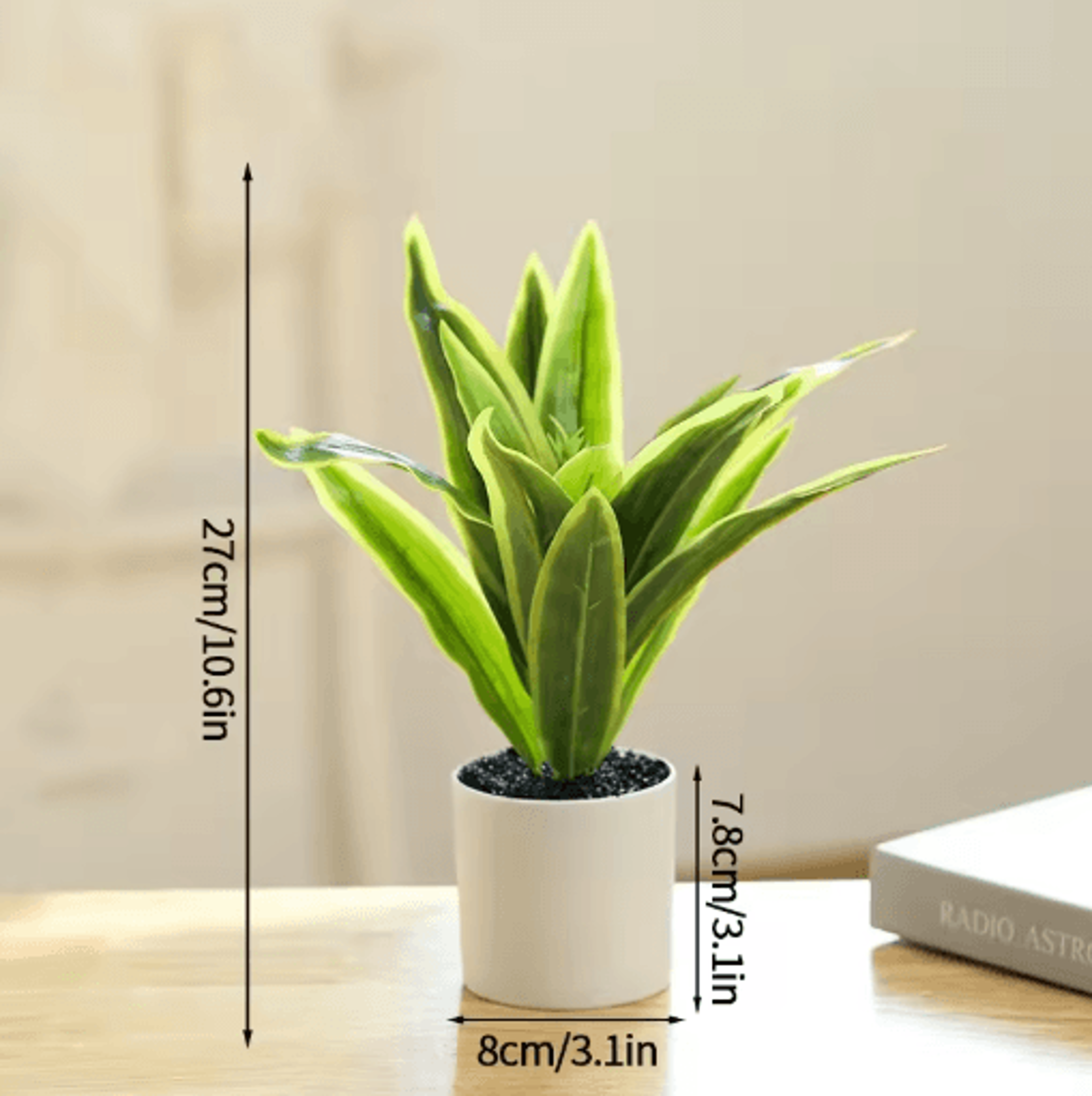 Artificial Bonsai Plant Mini Potted Tree For Desk  Home Decor 9