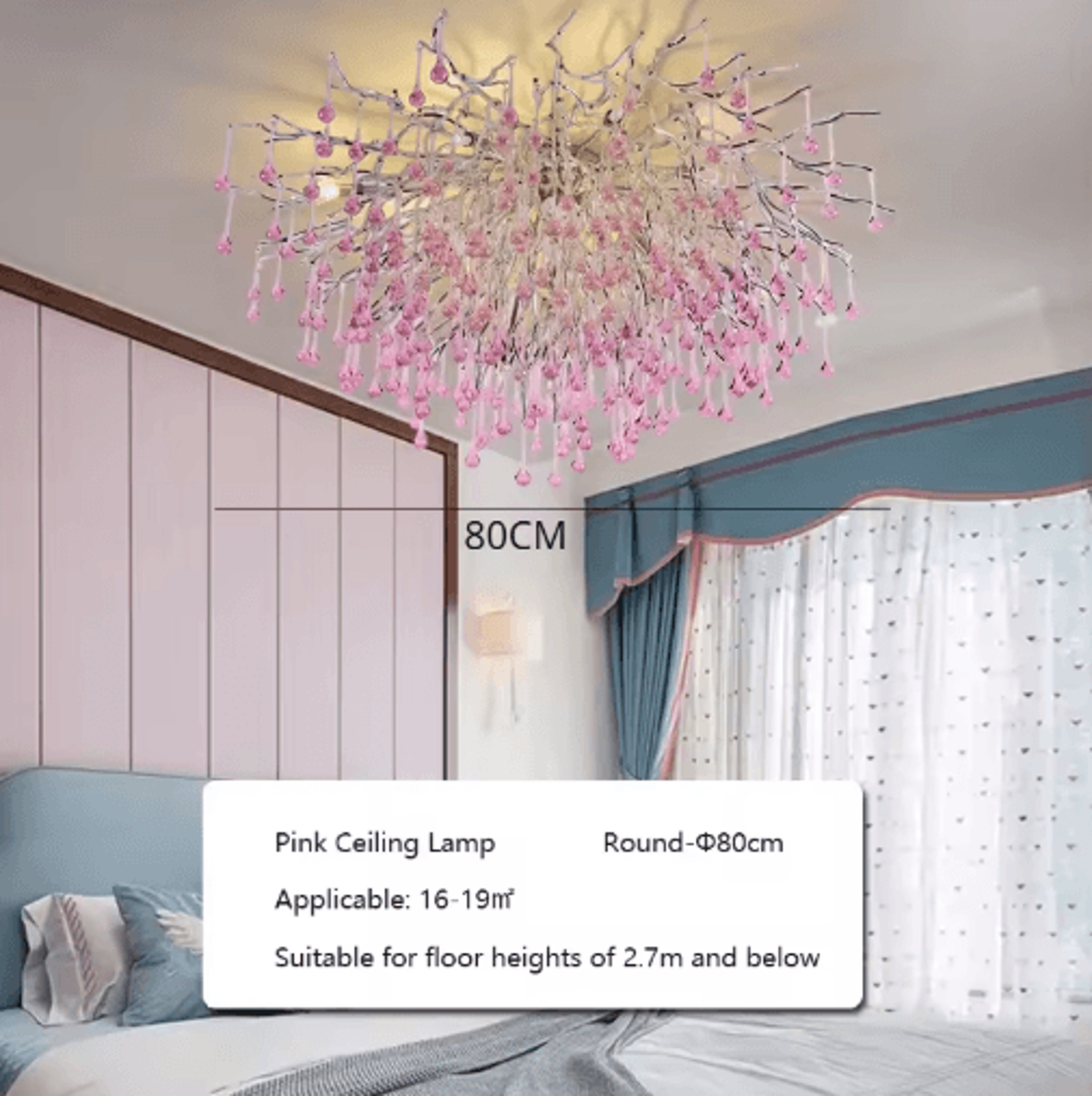 Luxury Branch Crystal Chandelier  Modern Teardrop Hanging Lamp For Living  Dining Spaces 1