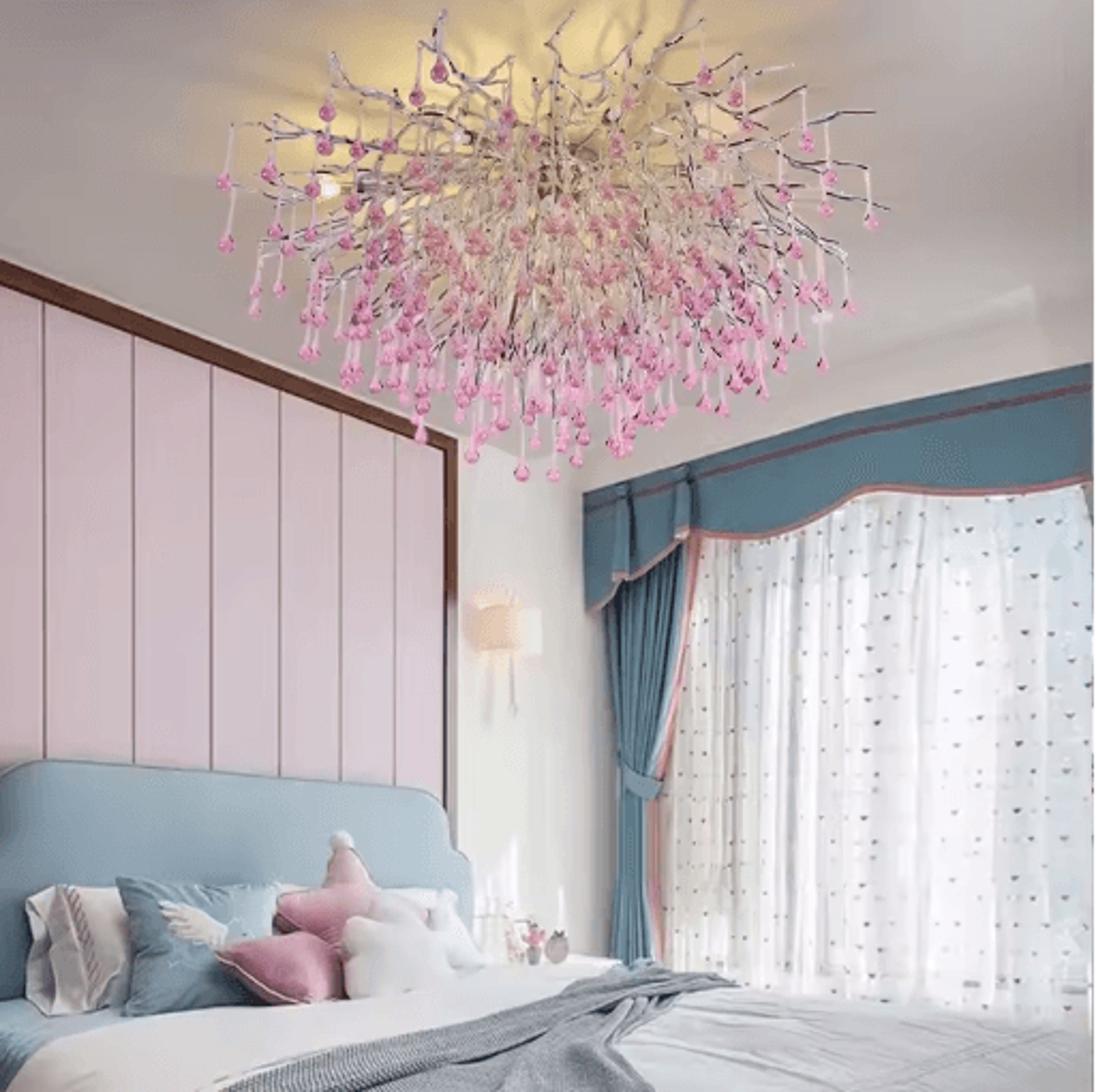 Luxury Branch Crystal Chandelier  Modern Teardrop Hanging Lamp For Living  Dining Spaces 20