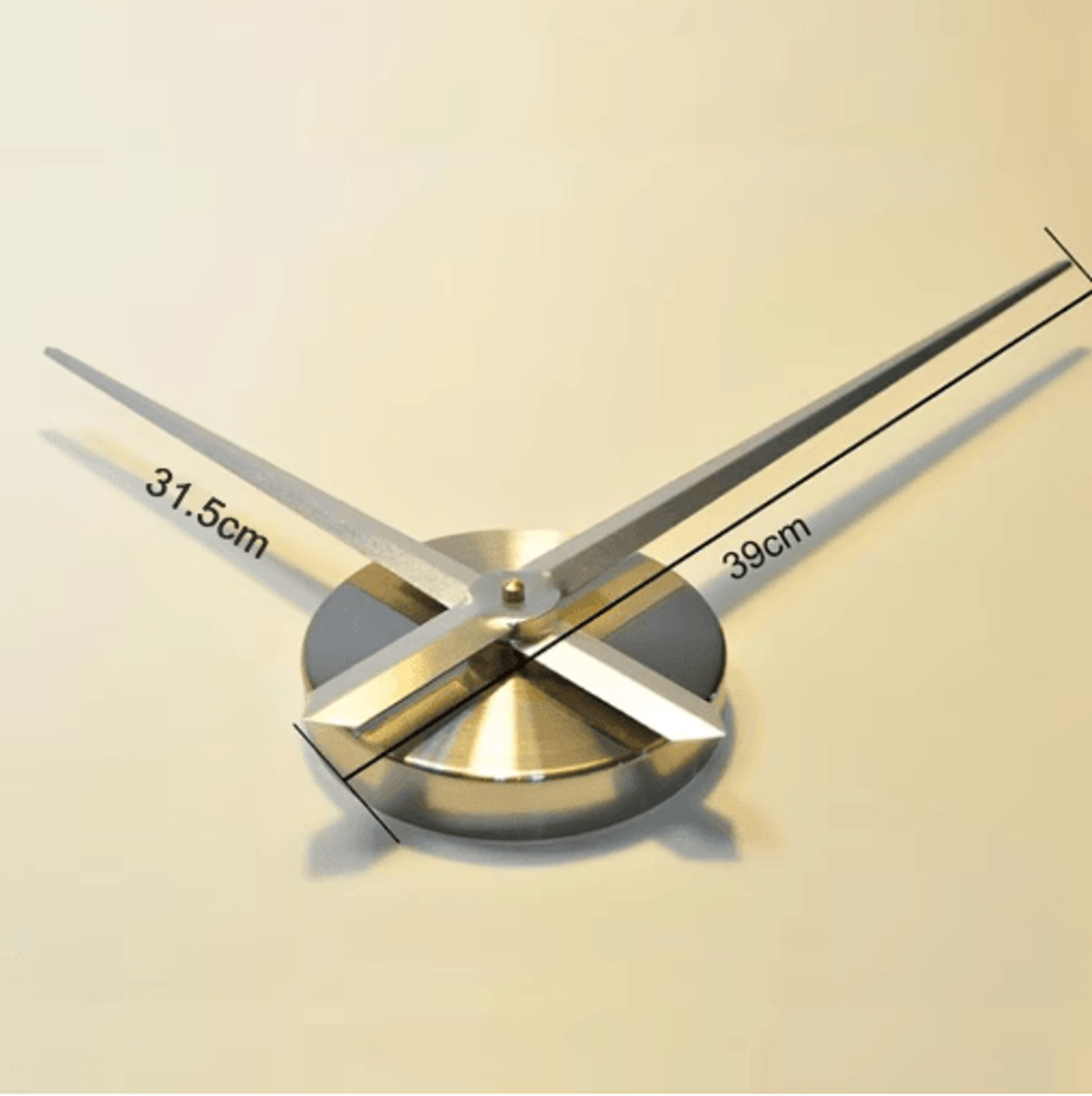 DIY 3D Large Wall Clock Kit Modern Quartz Mechanism With Big Clock Hands 6