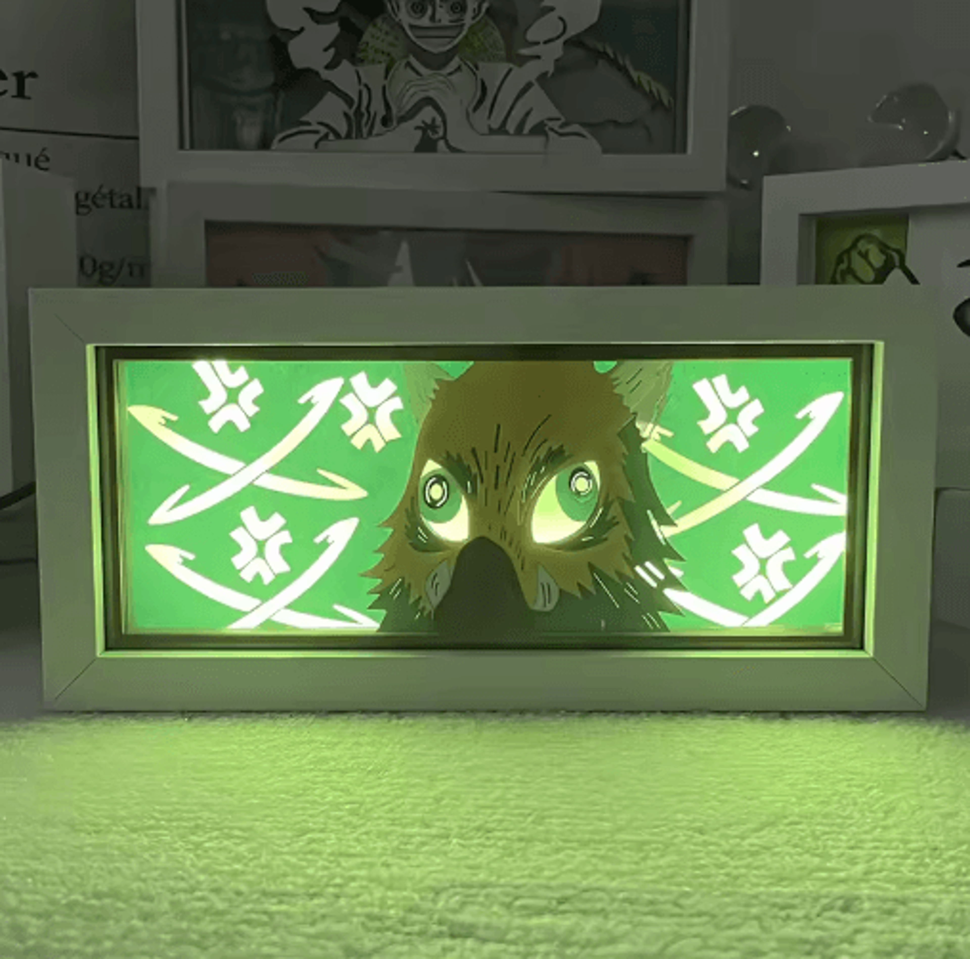 Demon Slayer 3D LED Light Box  Tanjiro Anime Night Light Decor 6