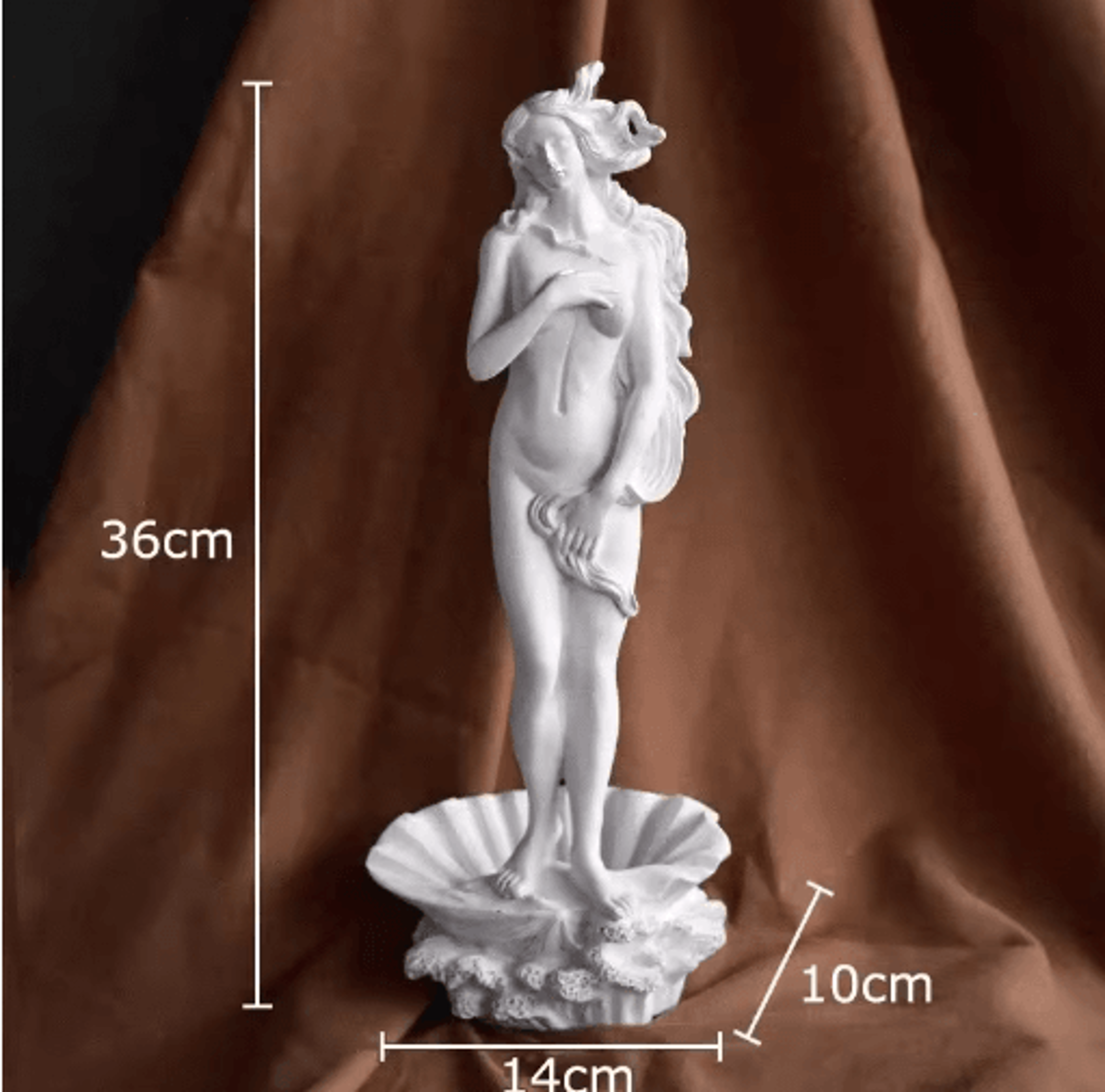 Venus Goddess Resin Sculpture  Aesthetic Greek Mythology Desk Decor 1