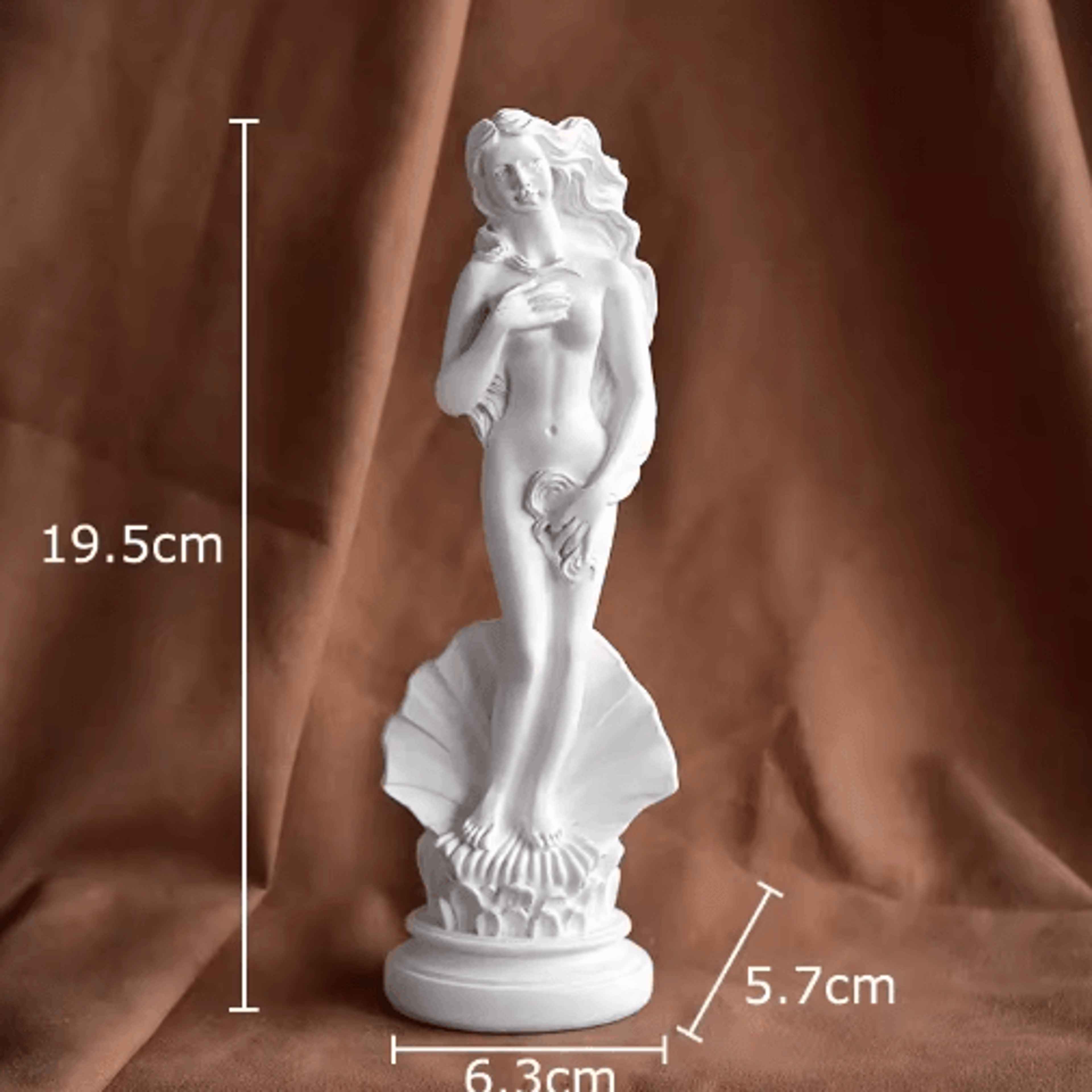 Venus Goddess Resin Sculpture  Aesthetic Greek Mythology Desk Decor 2