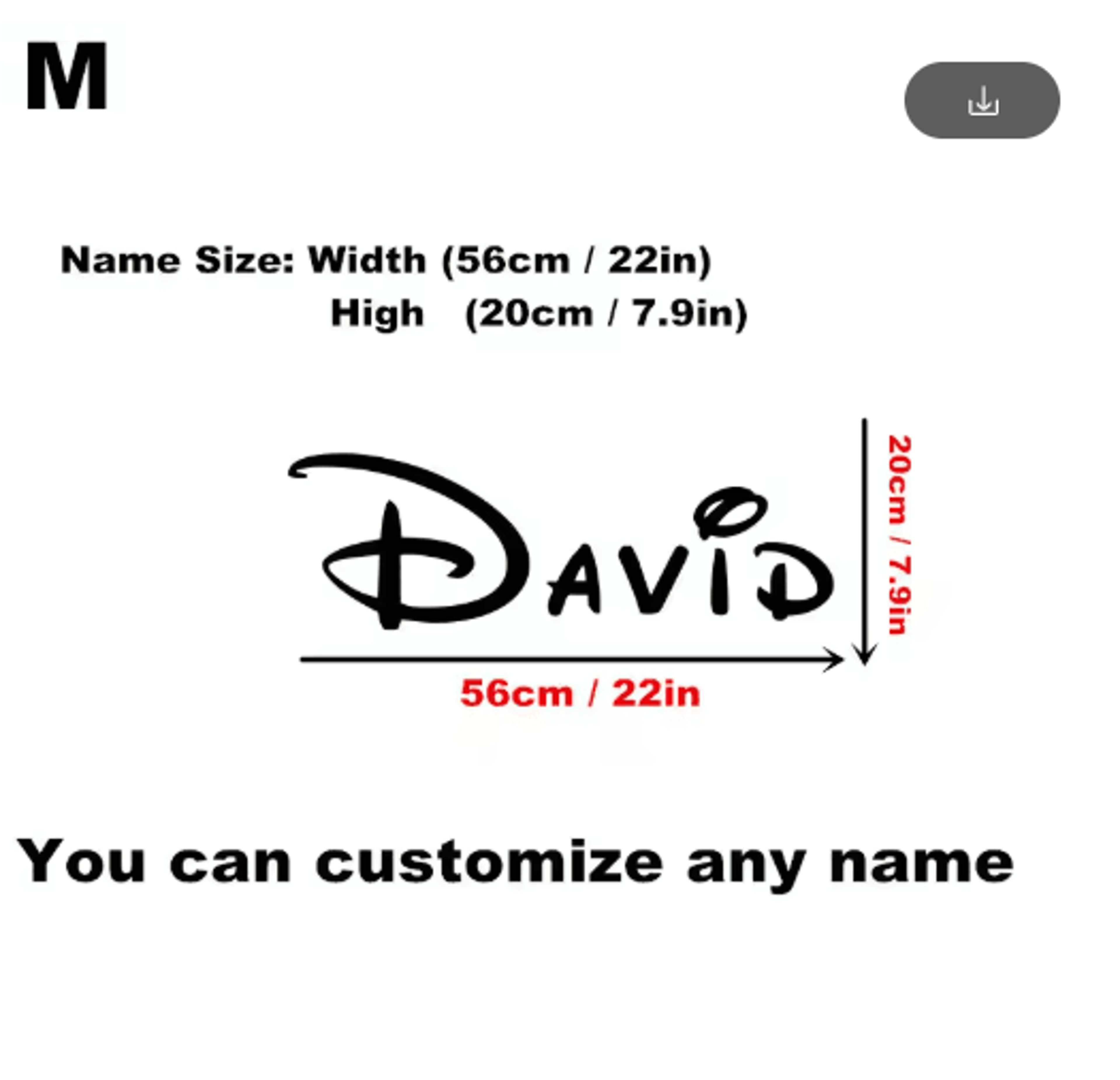 Personalized Name Wall Sticker Custom Kids Room  Nursery Vinyl Decal 3