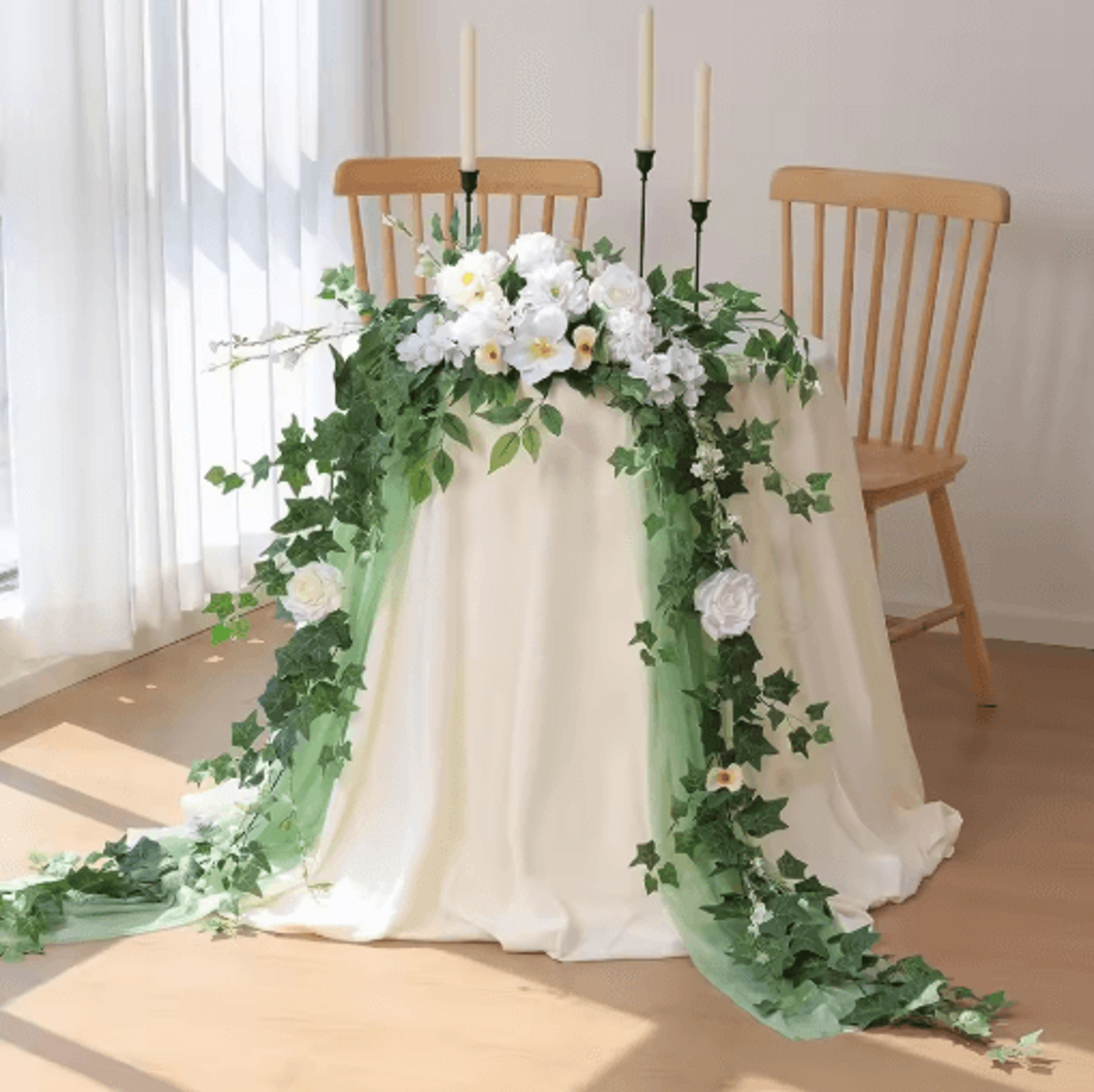 Artificial Ivy Vines Garland  Lush Greenery Wall  Hanging Plant Decor 3