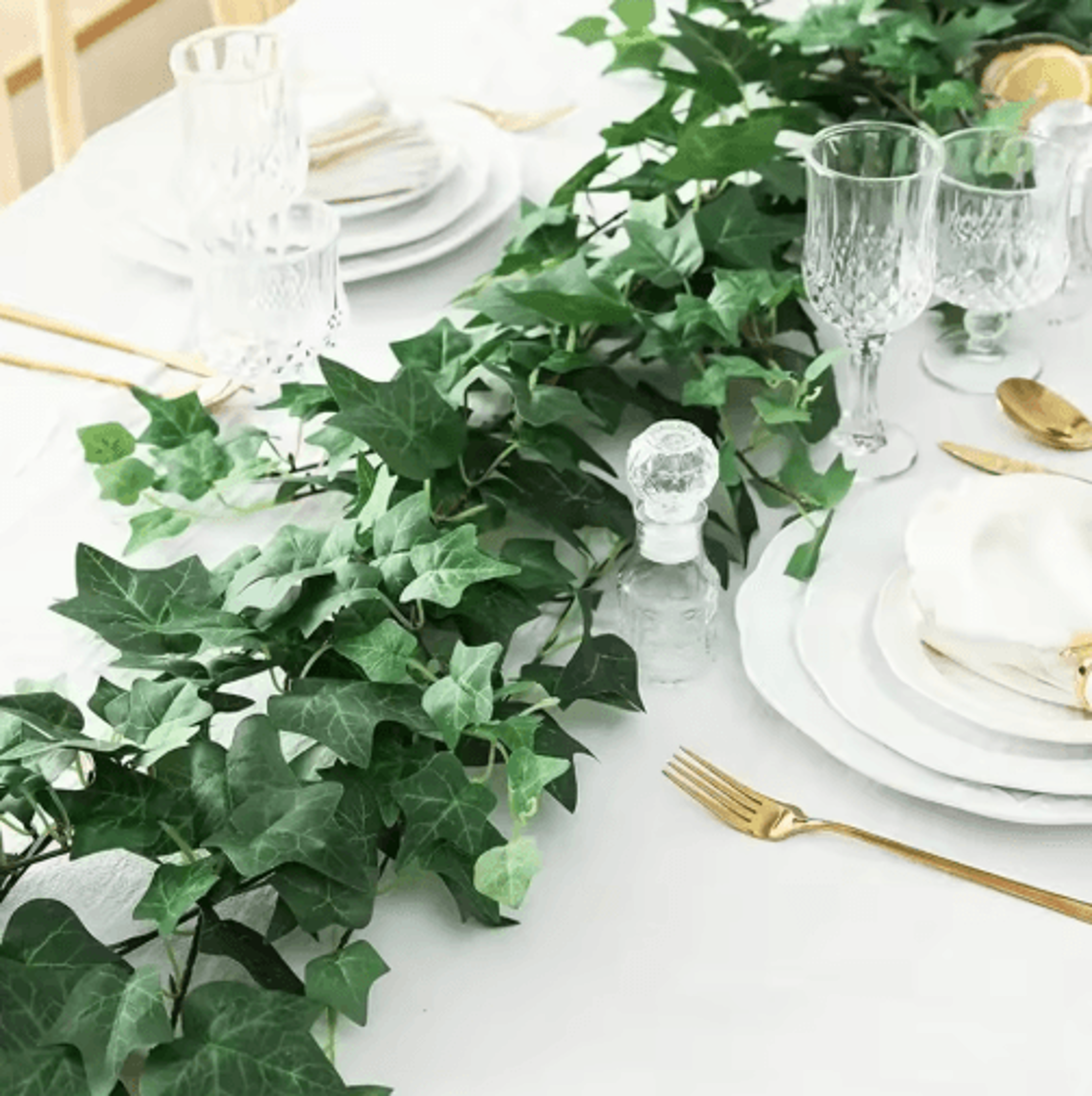 Artificial Ivy Vines Garland  Lush Greenery Wall  Hanging Plant Decor 5