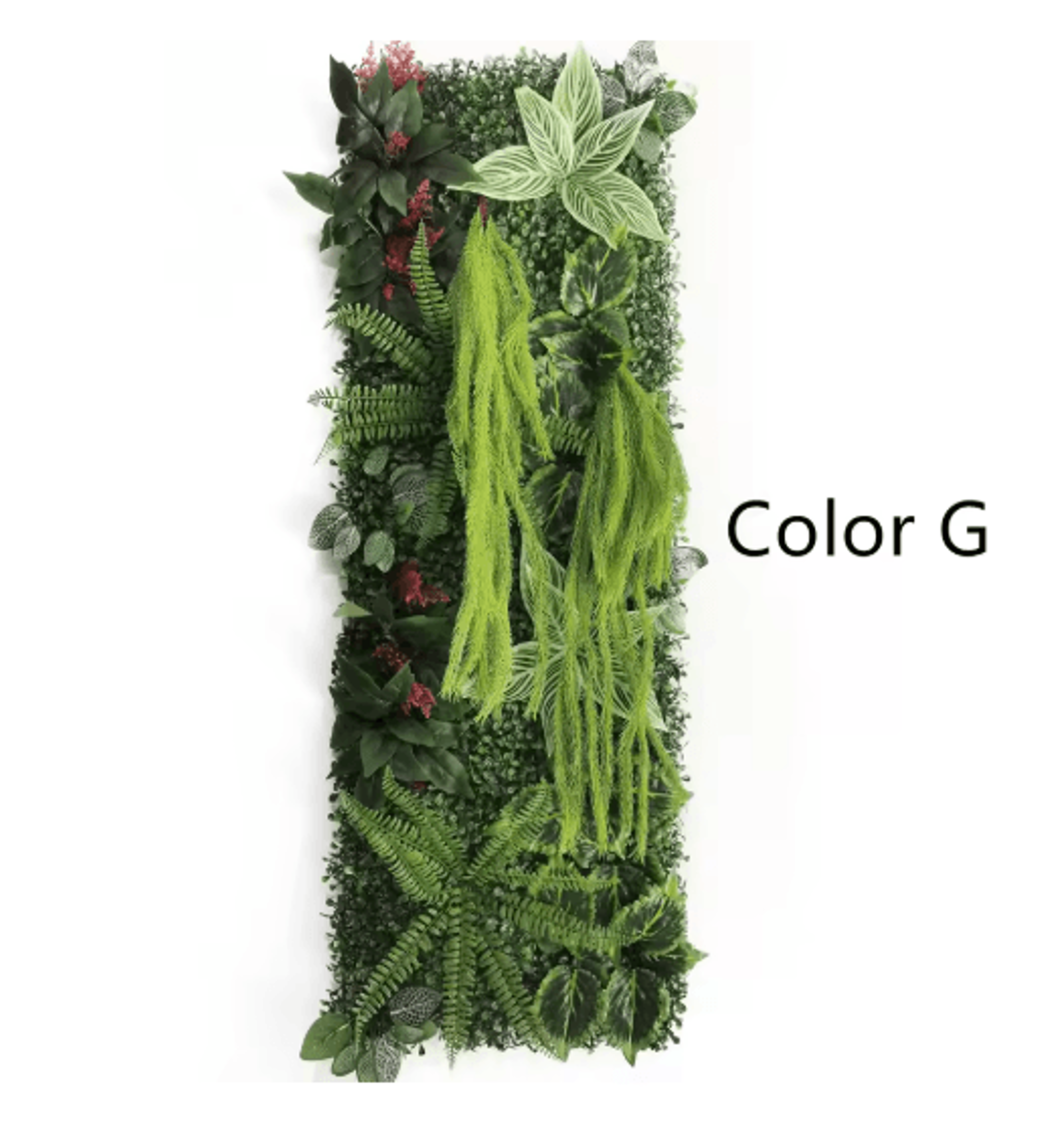 Artificial Rose Wall Panel 40x120cm Floral Grass Backdrop Home Decor 16