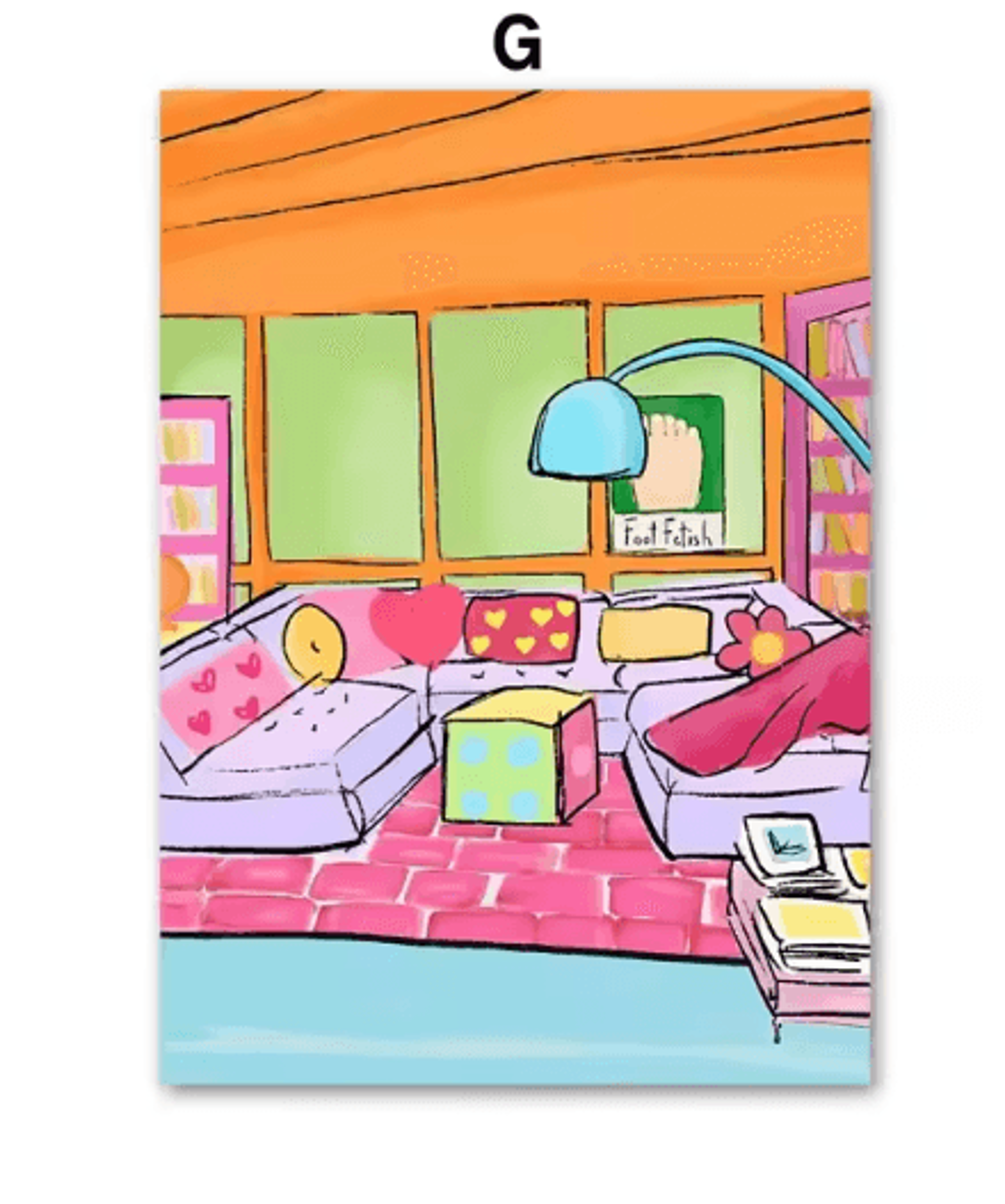 Abstract Crocodile  Fish Canvas Art Colorful Modern Wall Decor 5