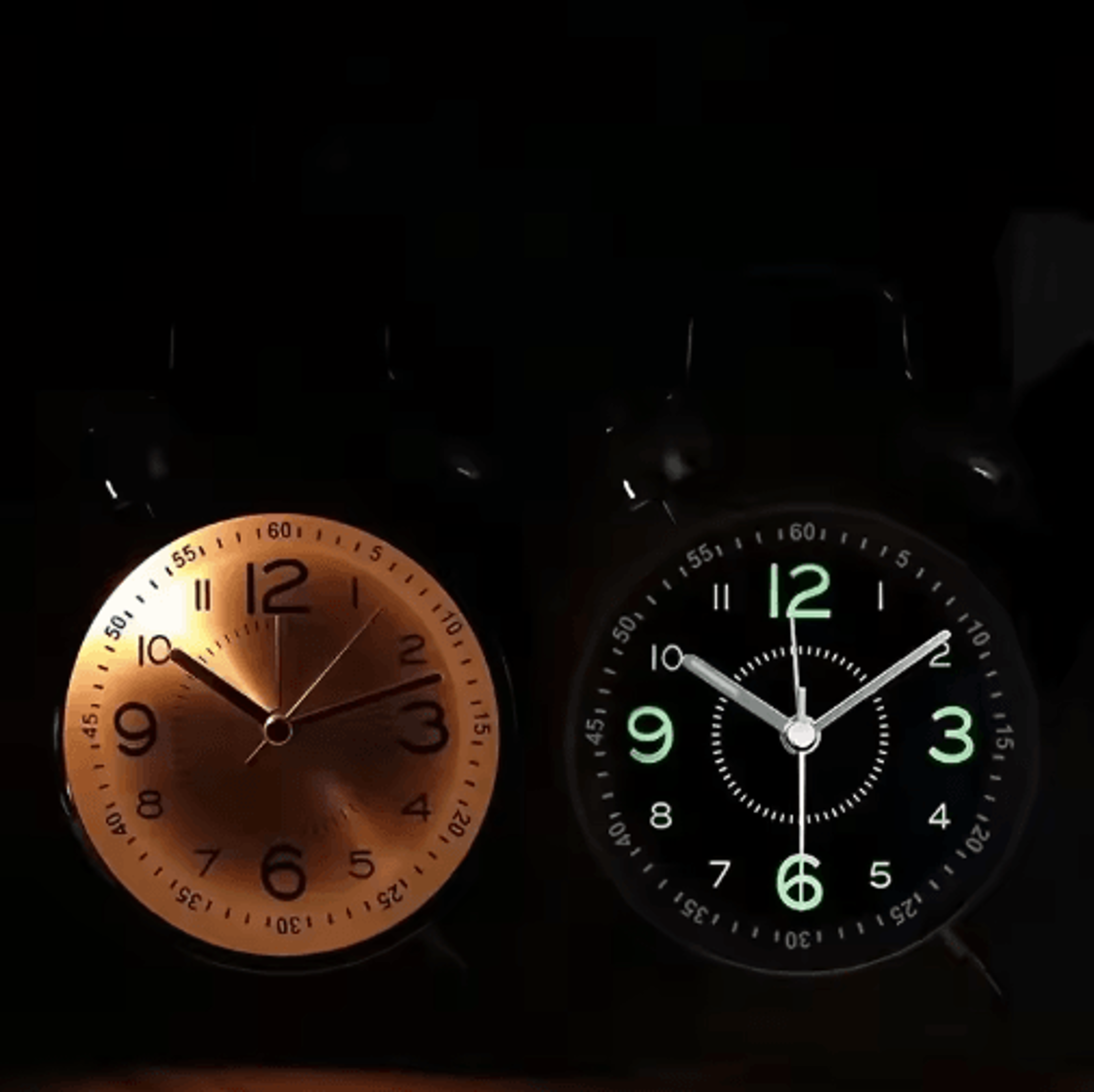 Classic Twin Bell Alarm Clock  Loud Metal Frame Bedside Clock With Night Light 6