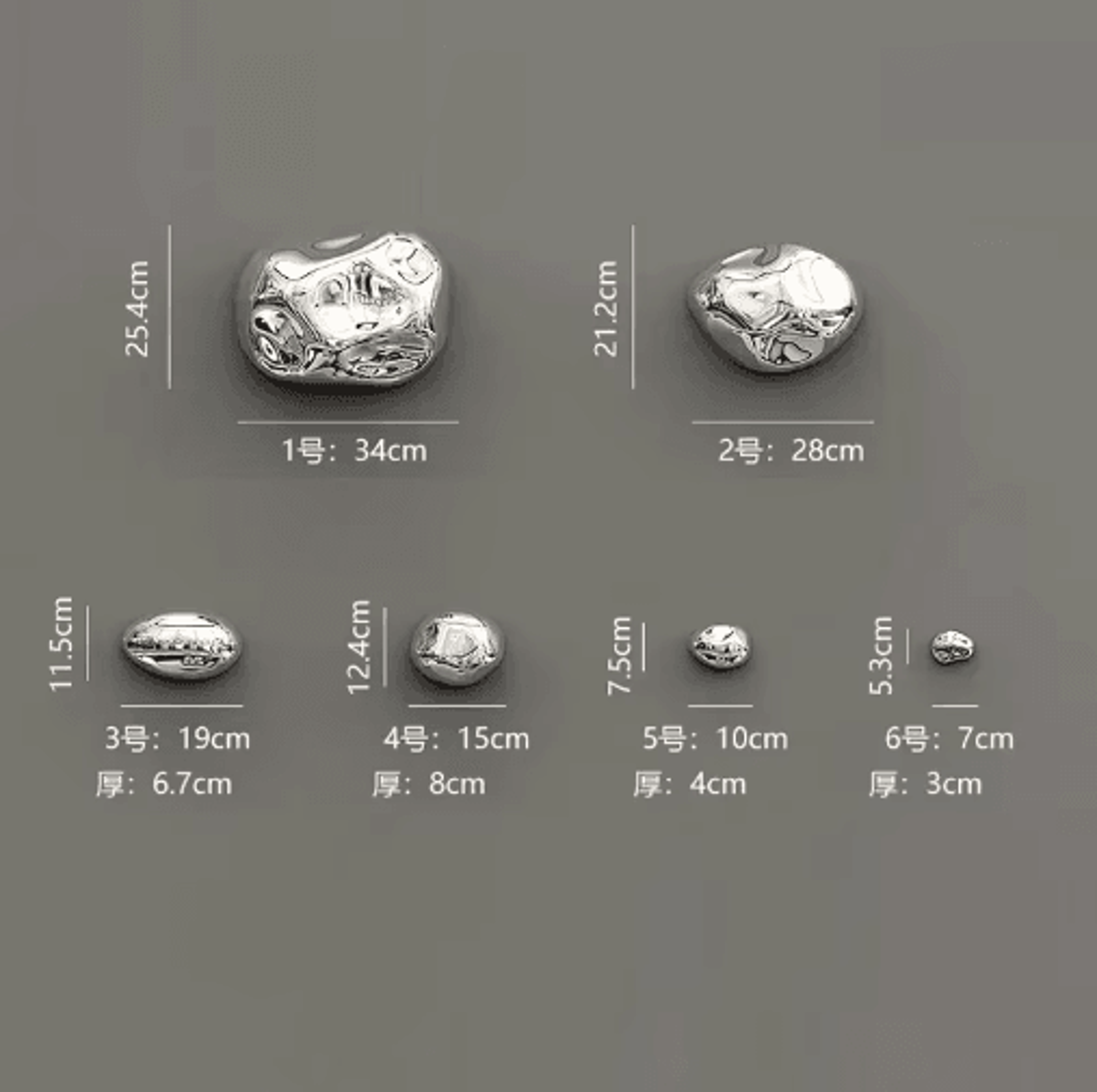 Abstract Stone Wall Pendant Modern Wall Hanging Decor For Living Room  Dining Spaces 25
