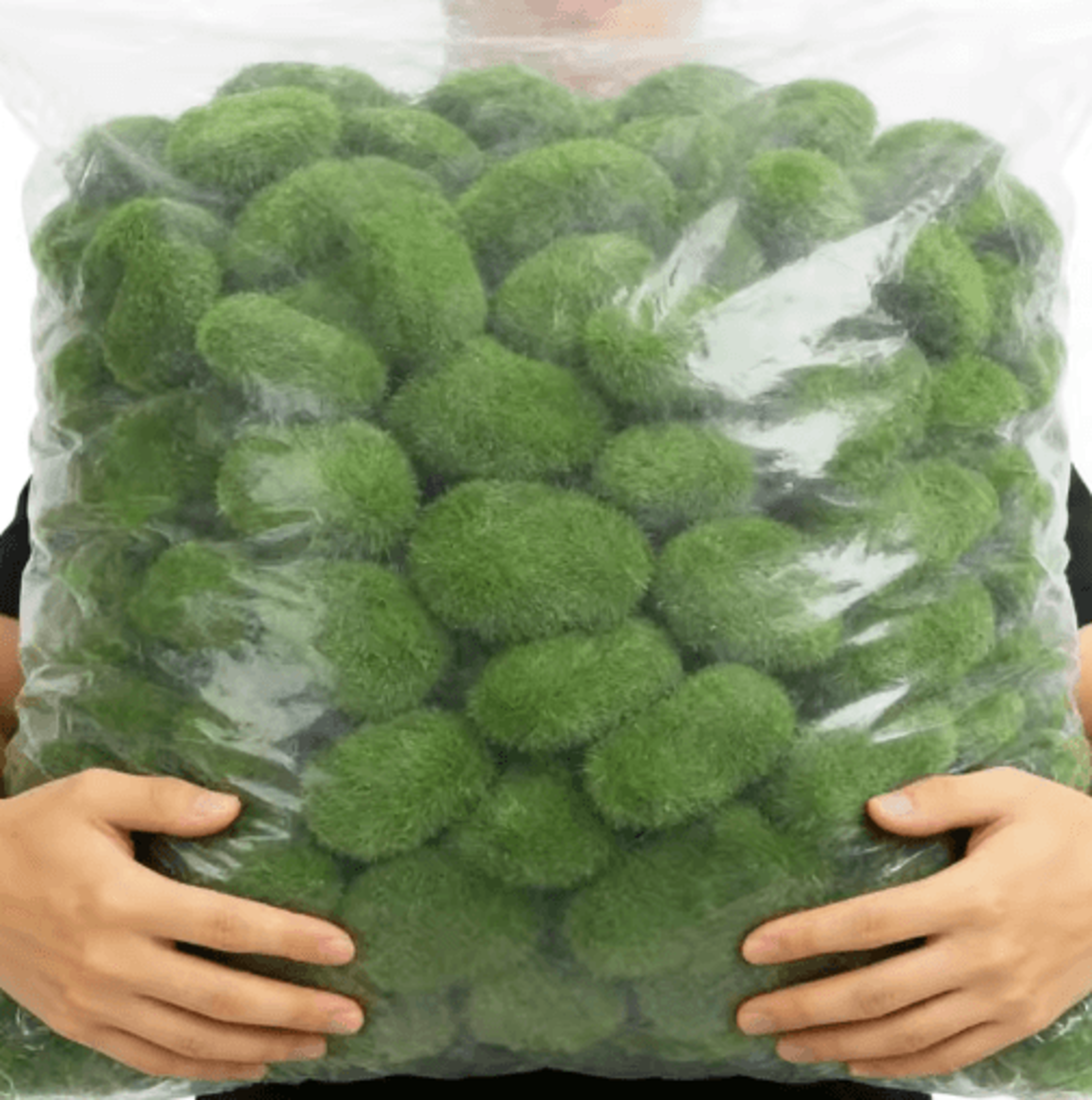 Artificial Moss Rocks  Balls  Decorative Green Moss Stones For Garden  Flower Pots 6
