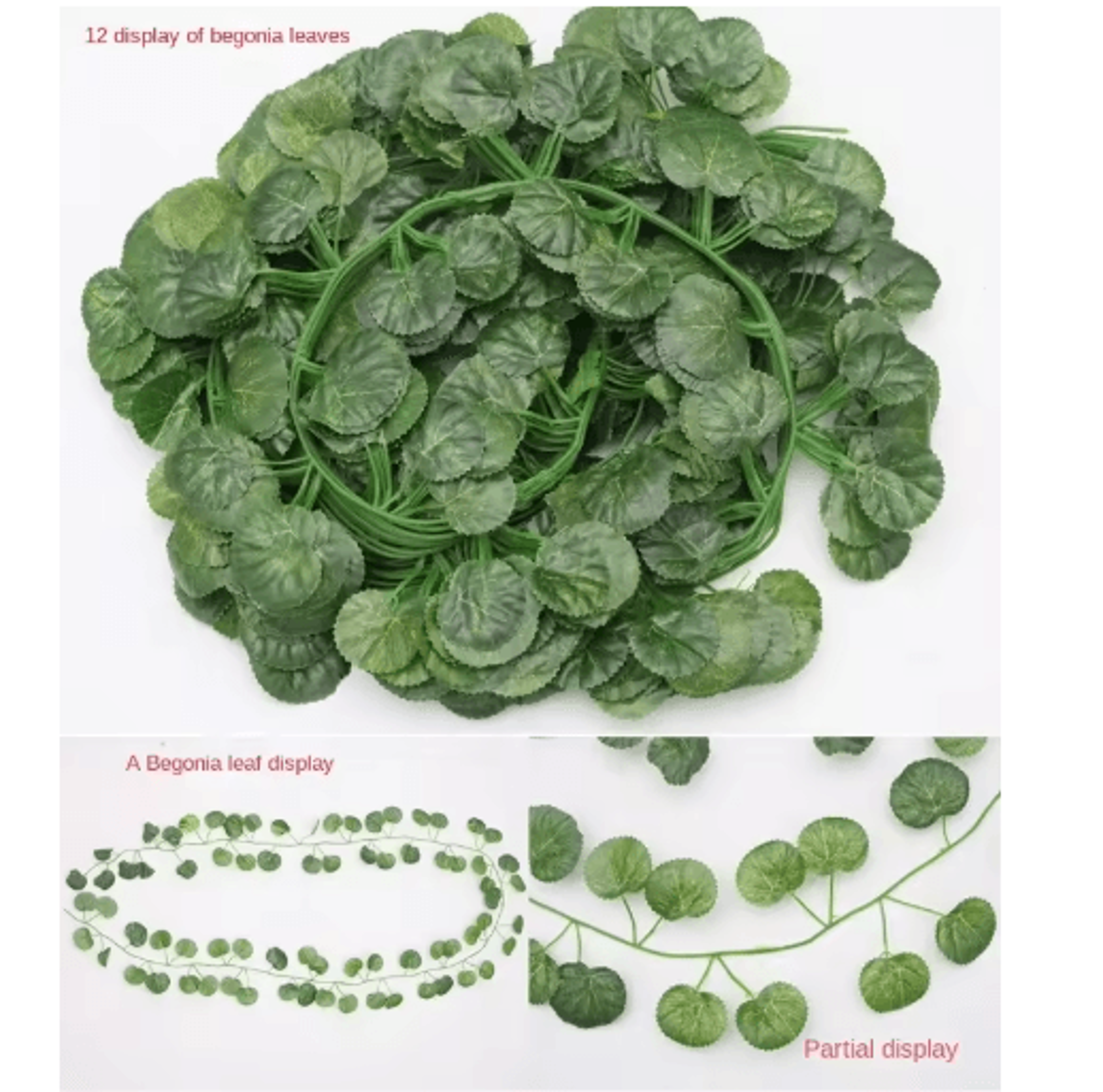 21M Artificial Ivy Garland  Silk Green Leaf Vine Decor For Home  Wedding 2