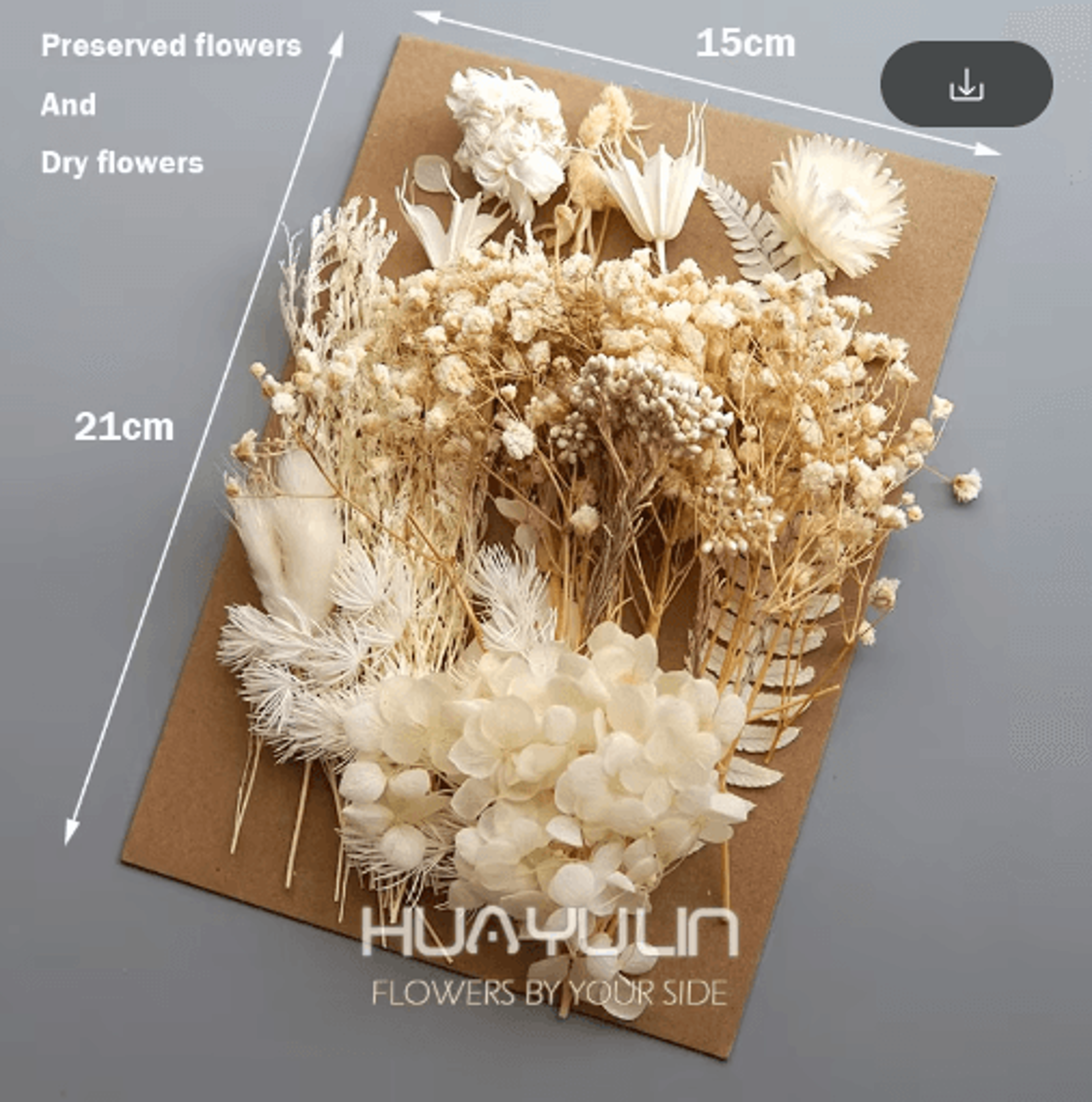 Preserved Hydrangea Dried Flower Set Real Floral Materials For Resin  DIY Crafts 28