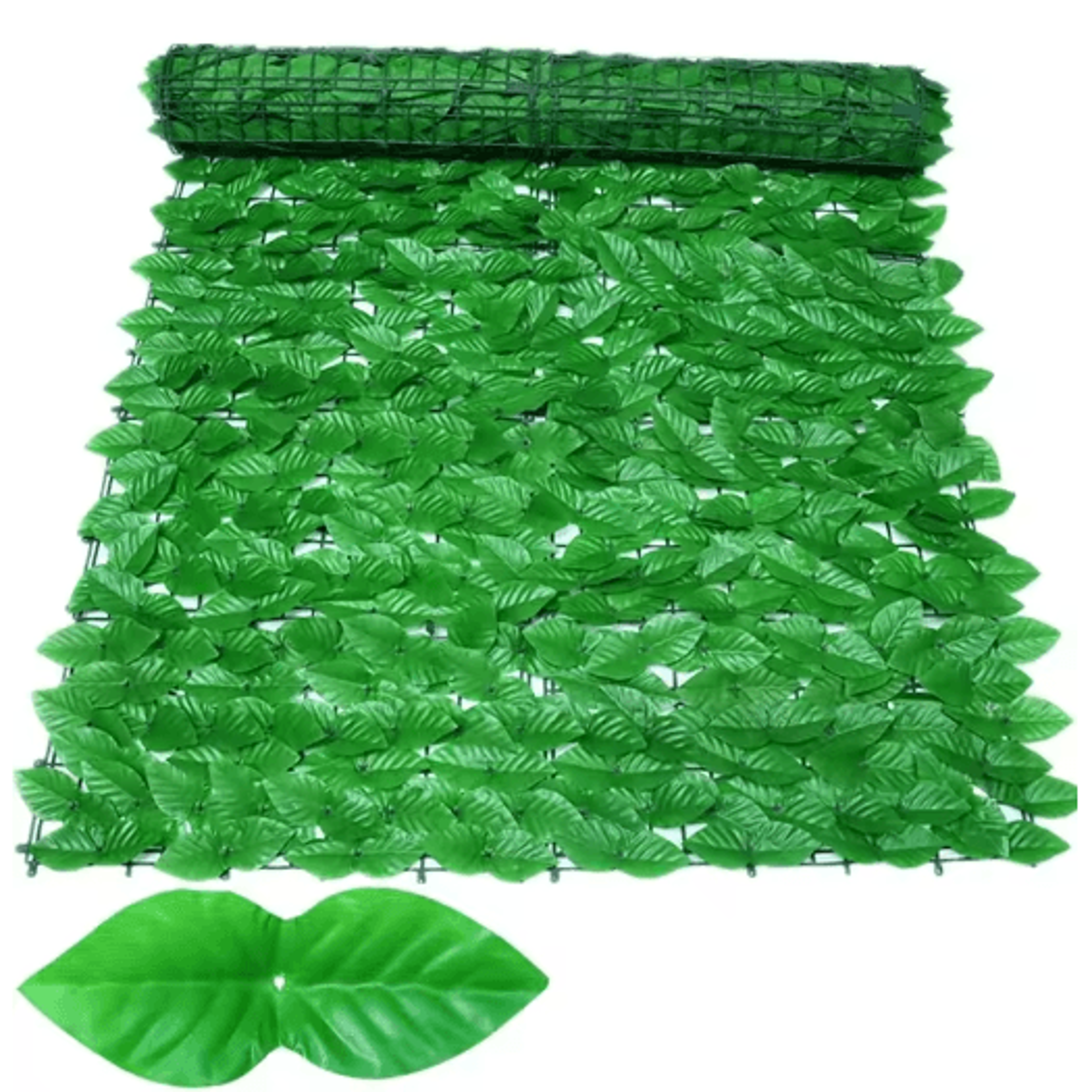 Artificial Ivy Hedge Fence Panel Faux Leaf Privacy Screen For Balcony  Garden 10