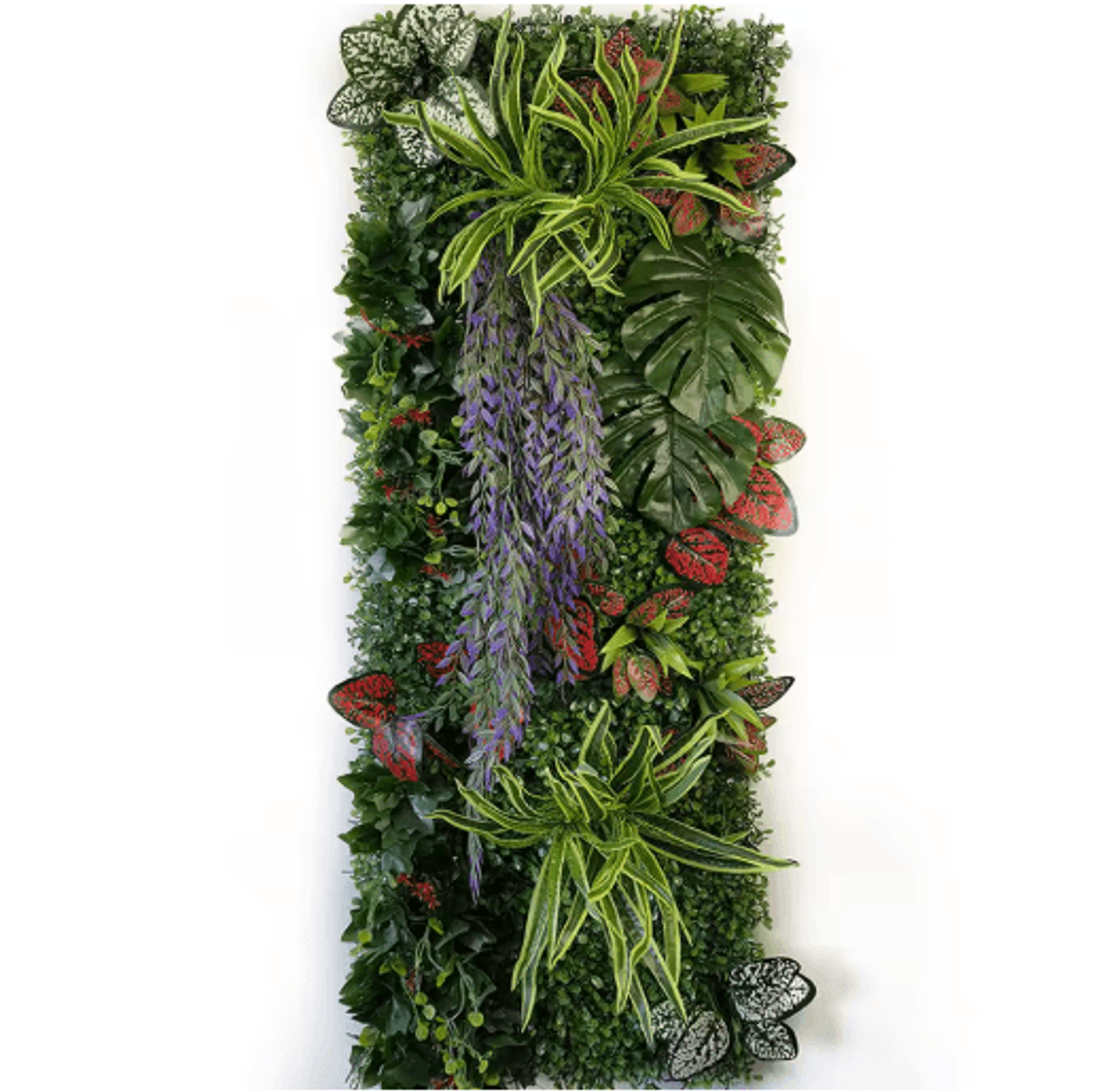 Artificial Chlorophytum Grass Wall Panel Greenery Wall Decor For Garden  Home 19