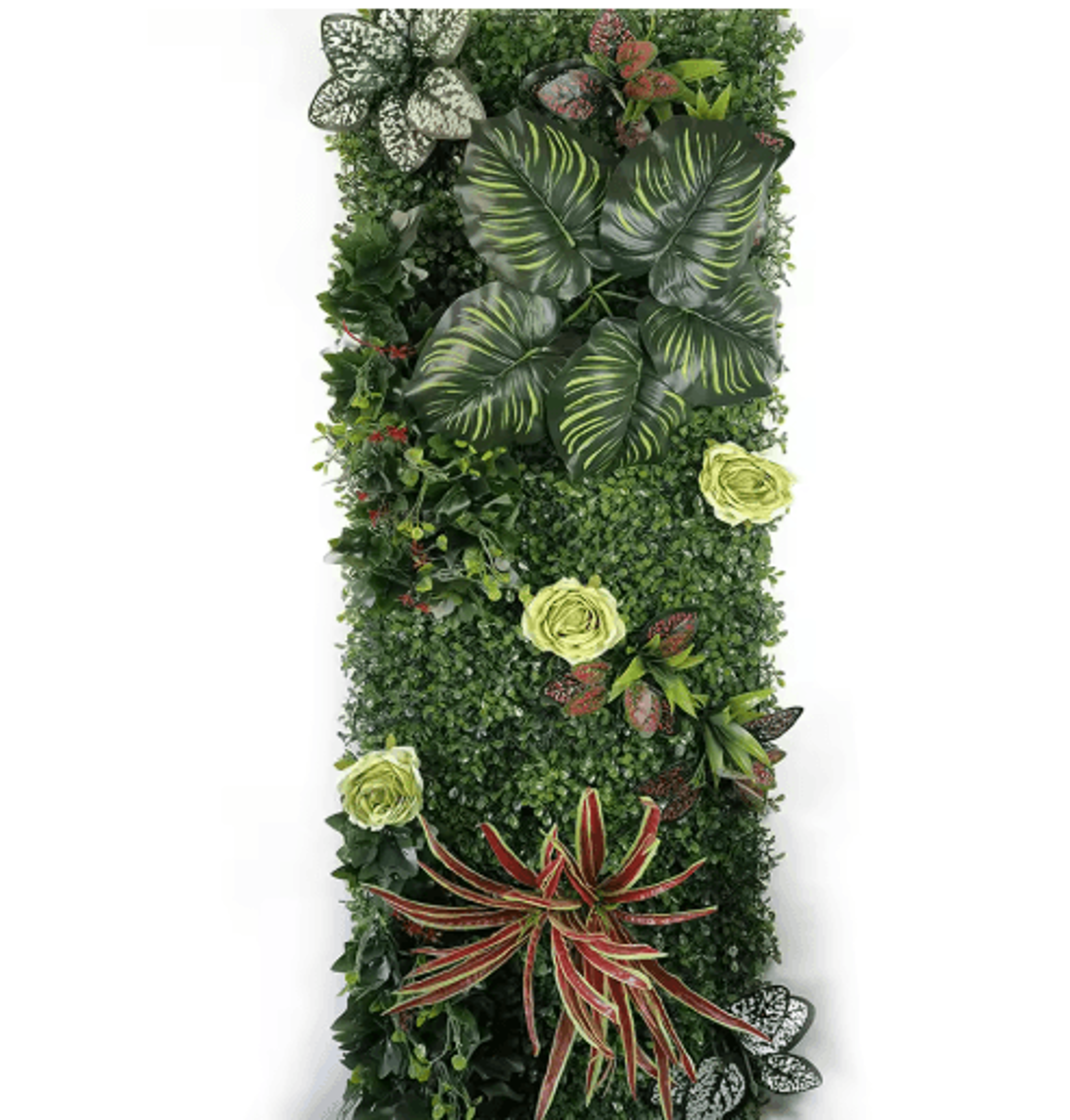 Artificial Chlorophytum Grass Wall Panel Greenery Wall Decor For Garden  Home 20