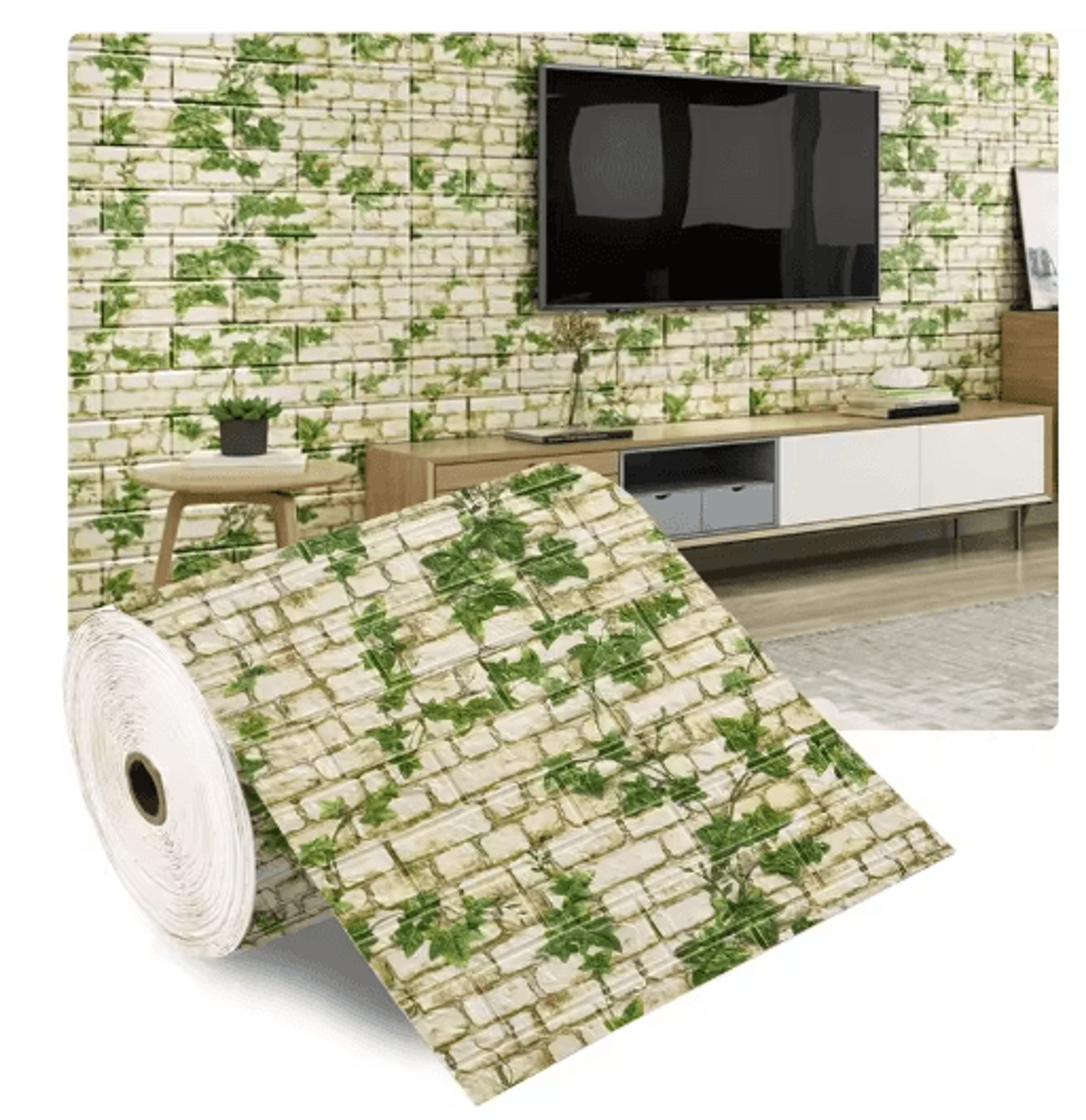 3D Foam Brick Wall Panels Self Adhesive Waterproof Wall Decor For Living Room 9