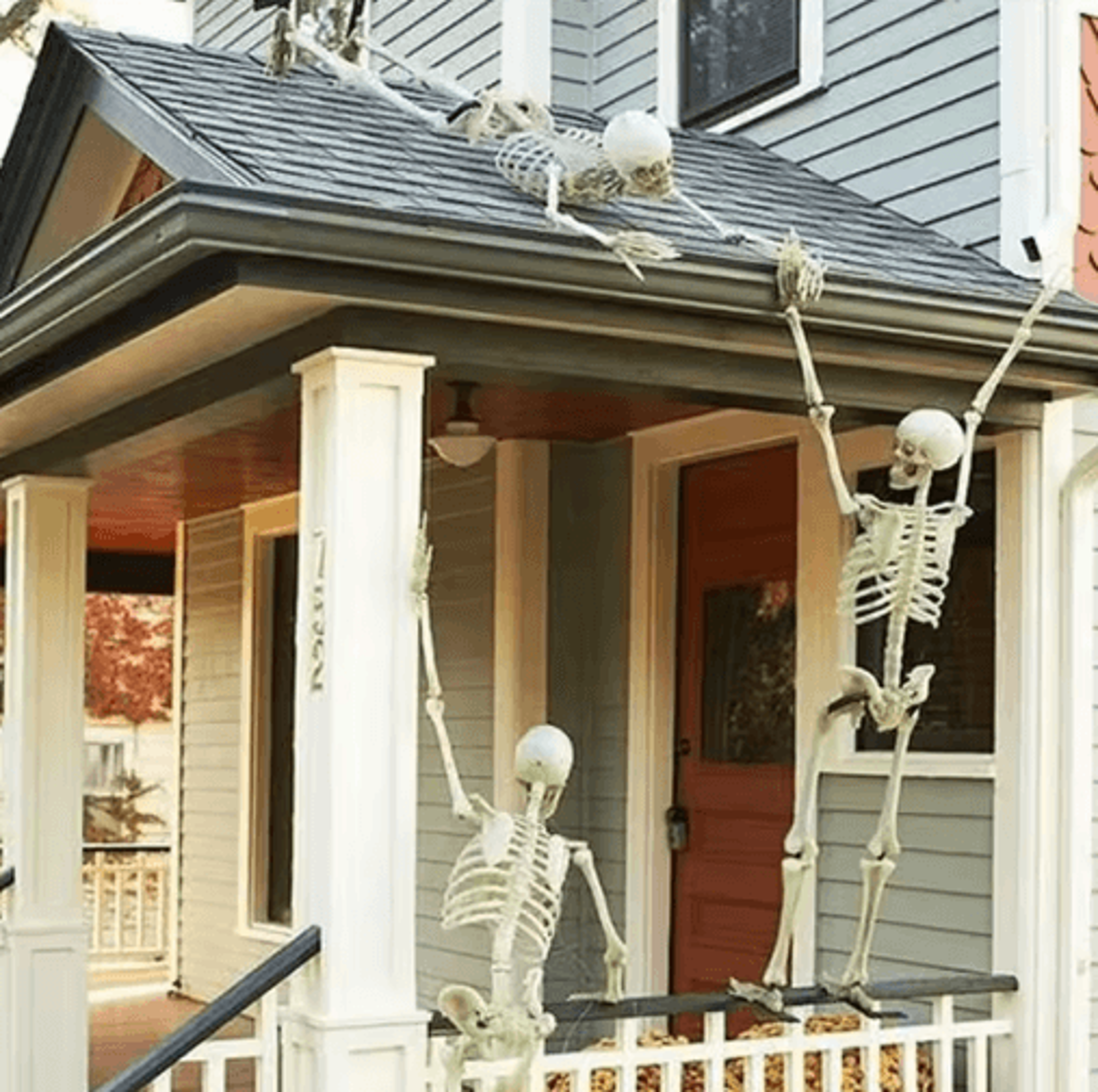 LifeSize Halloween Skeleton Decoration  Spooky Haunted House Prop For Parties 3