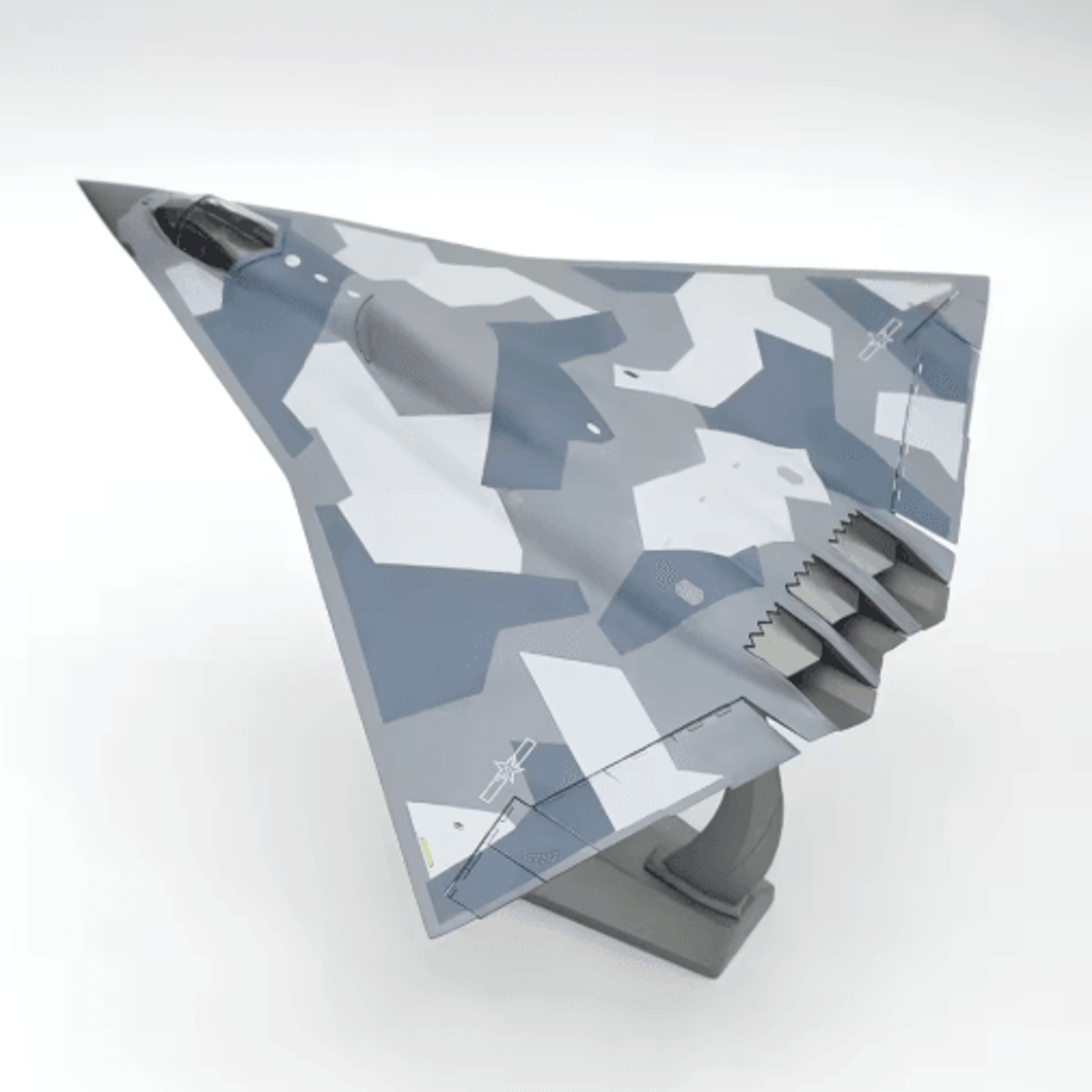 J36 Fighter Jet Model Airplane 1 To 72 Scale Metal Aircraft Display With Base 1