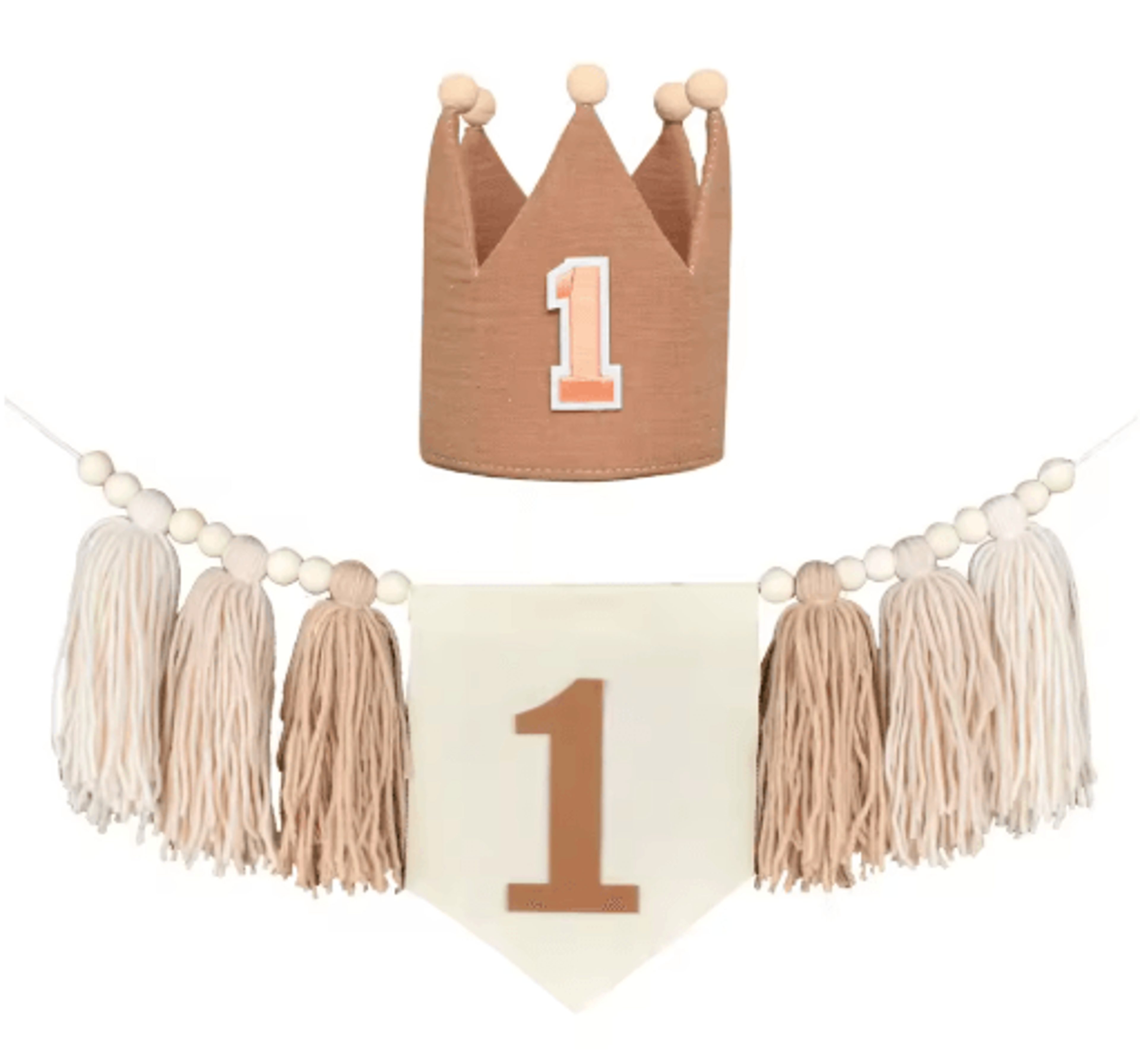 Boho 1st Birthday High Chair Banner Baby First Birthday Party Decor 12