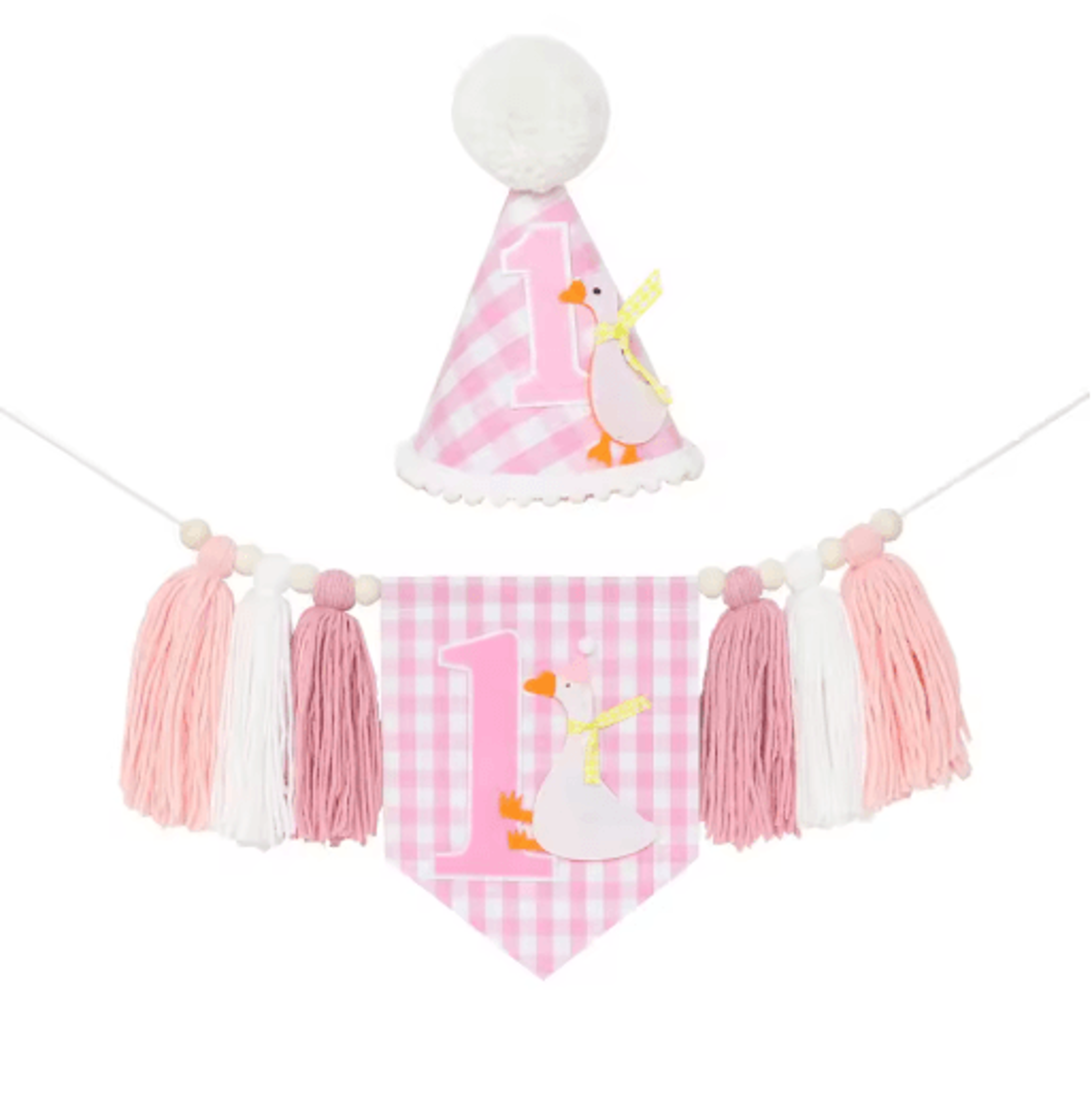 Boho 1st Birthday High Chair Banner Baby First Birthday Party Decor 3