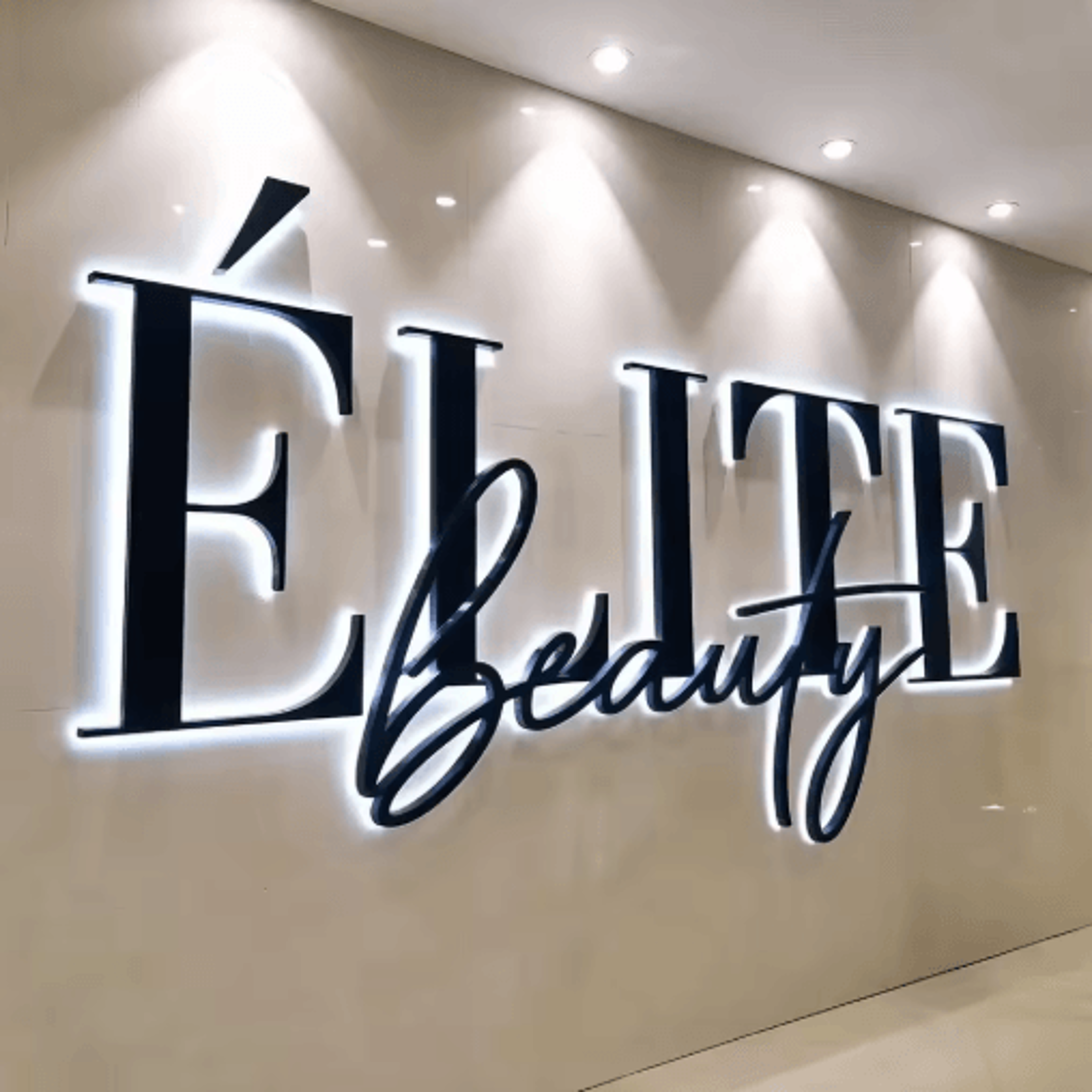 3d backlit led channel letters custom illuminated business logo signage