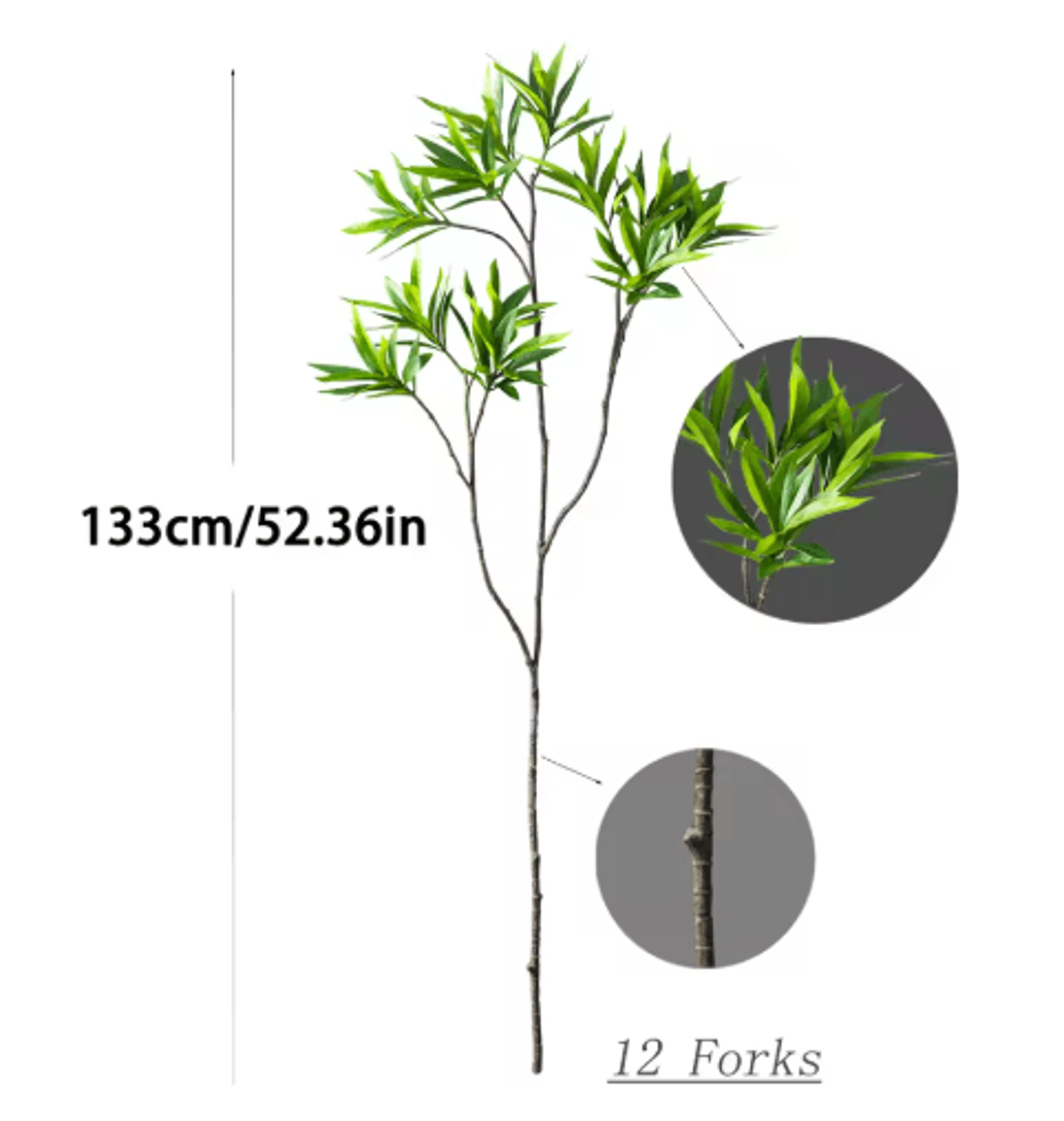 Large Artificial Palm Tree Plant  Realistic Tropical Greenery For Home  Event Decor 3