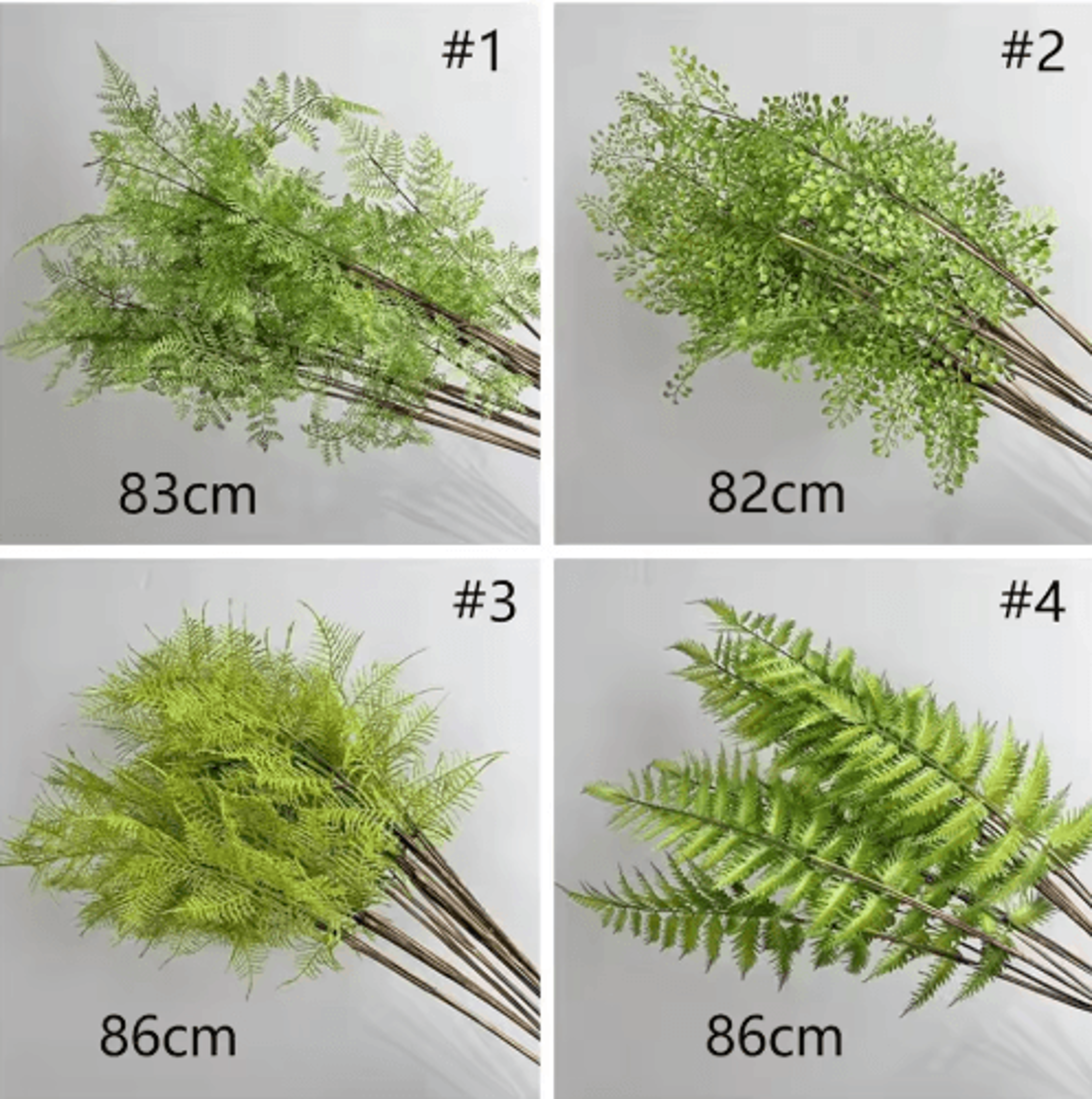 Real Touch Artificial Fern Branches  Elegant Greenery For Home  Wedding Decor 5