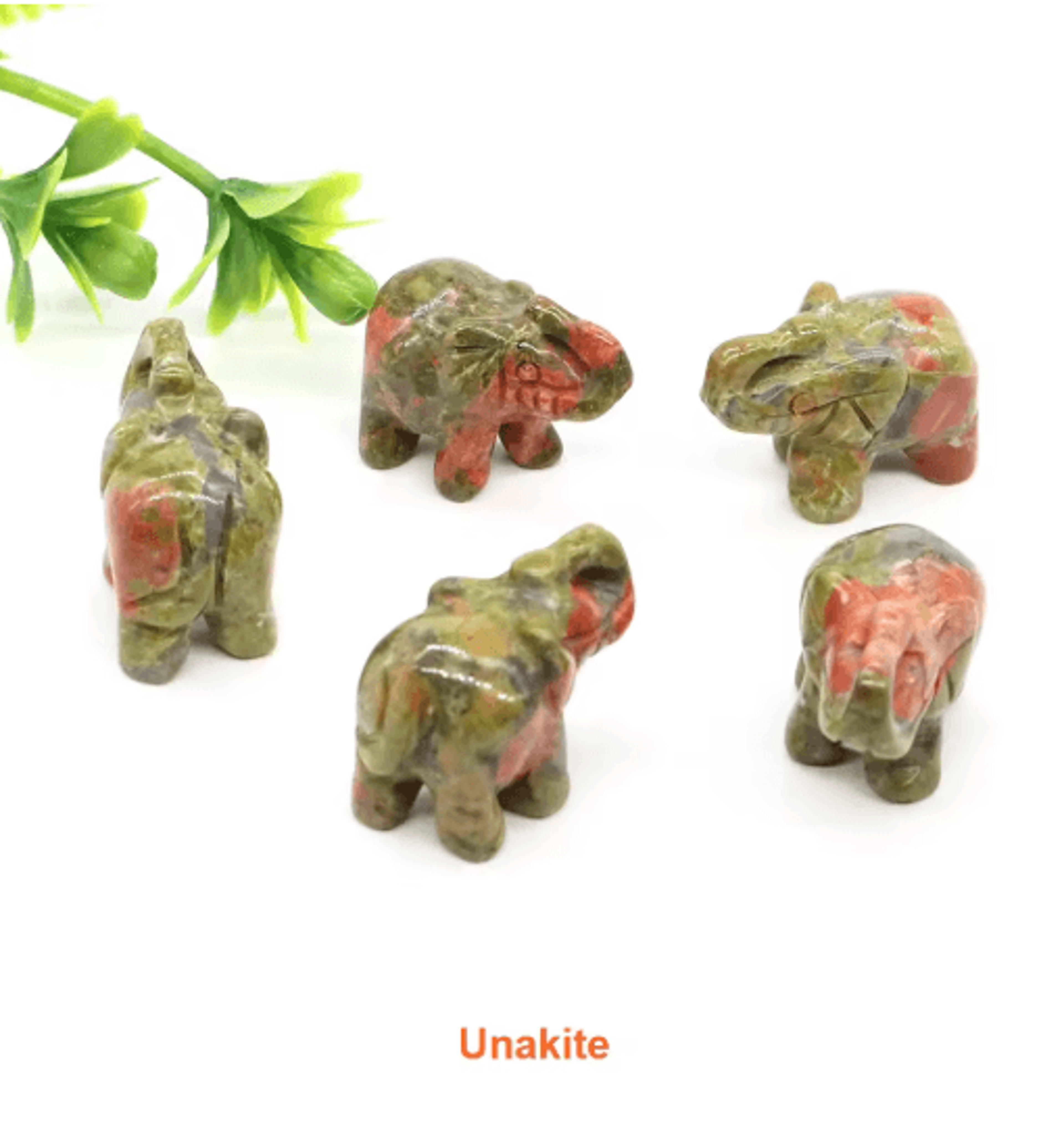 1 Amethyst Elephant Figurine Mini Crystal Animal Statue For Healing  Decor 1